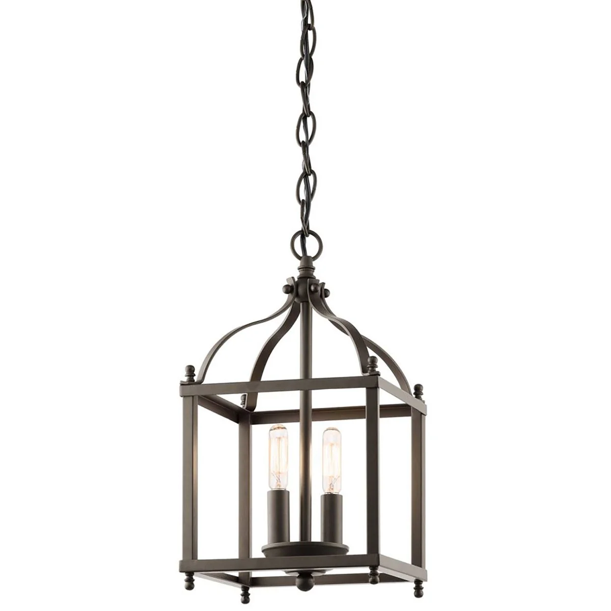 Kleine 2-flammige Pendelleuchte Larkin - Alte Bronze - Image 5