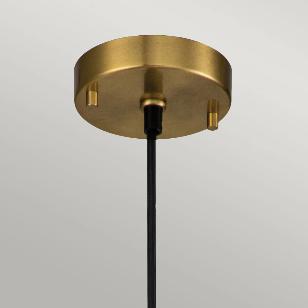 Kleine Pendelleuchte Etoile 1lt - Gealtertes Messing und Blattgold - Image 4