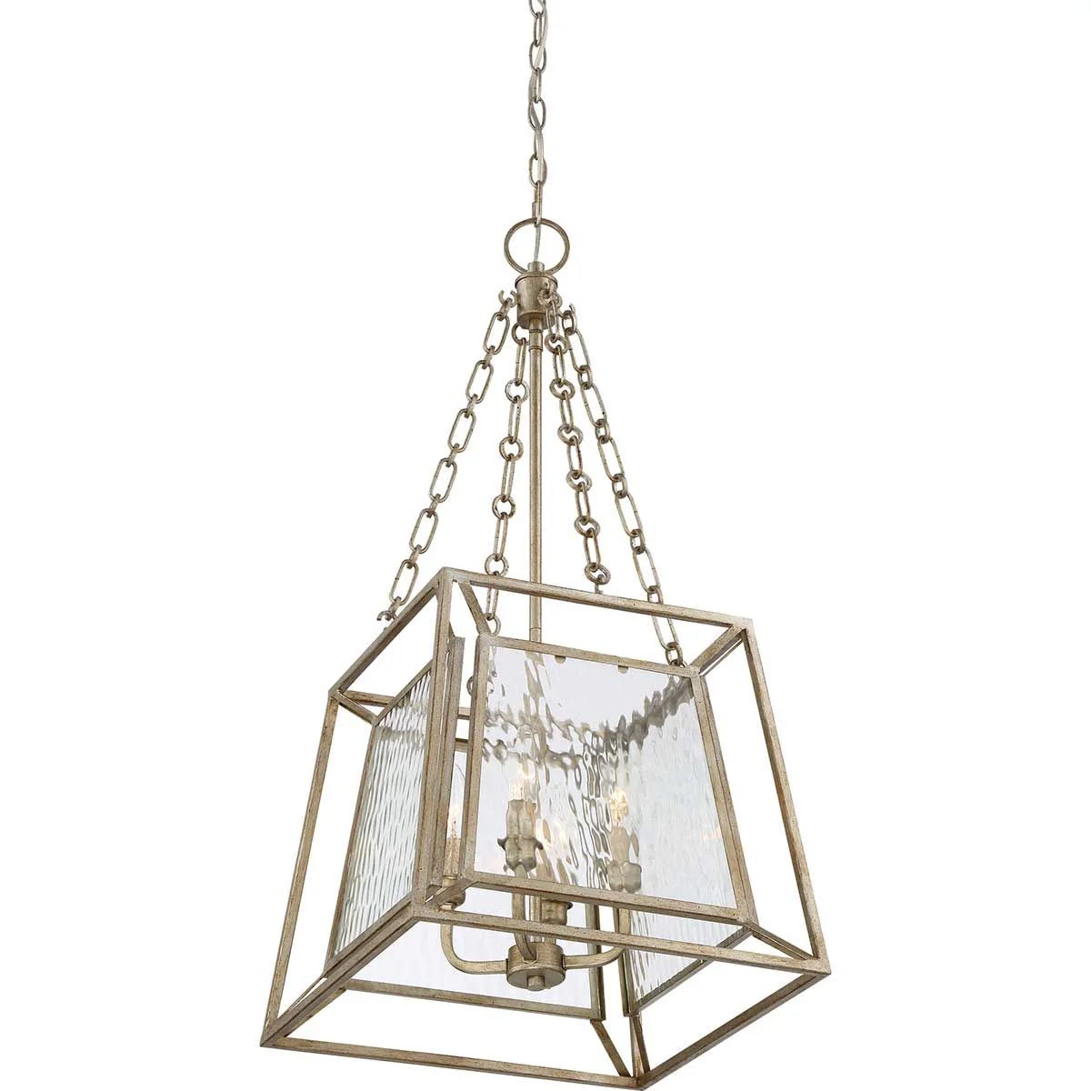 Konische Pendelleuchte Lakeside mit 4 Lichtern, Vintage-Gold - Image 3