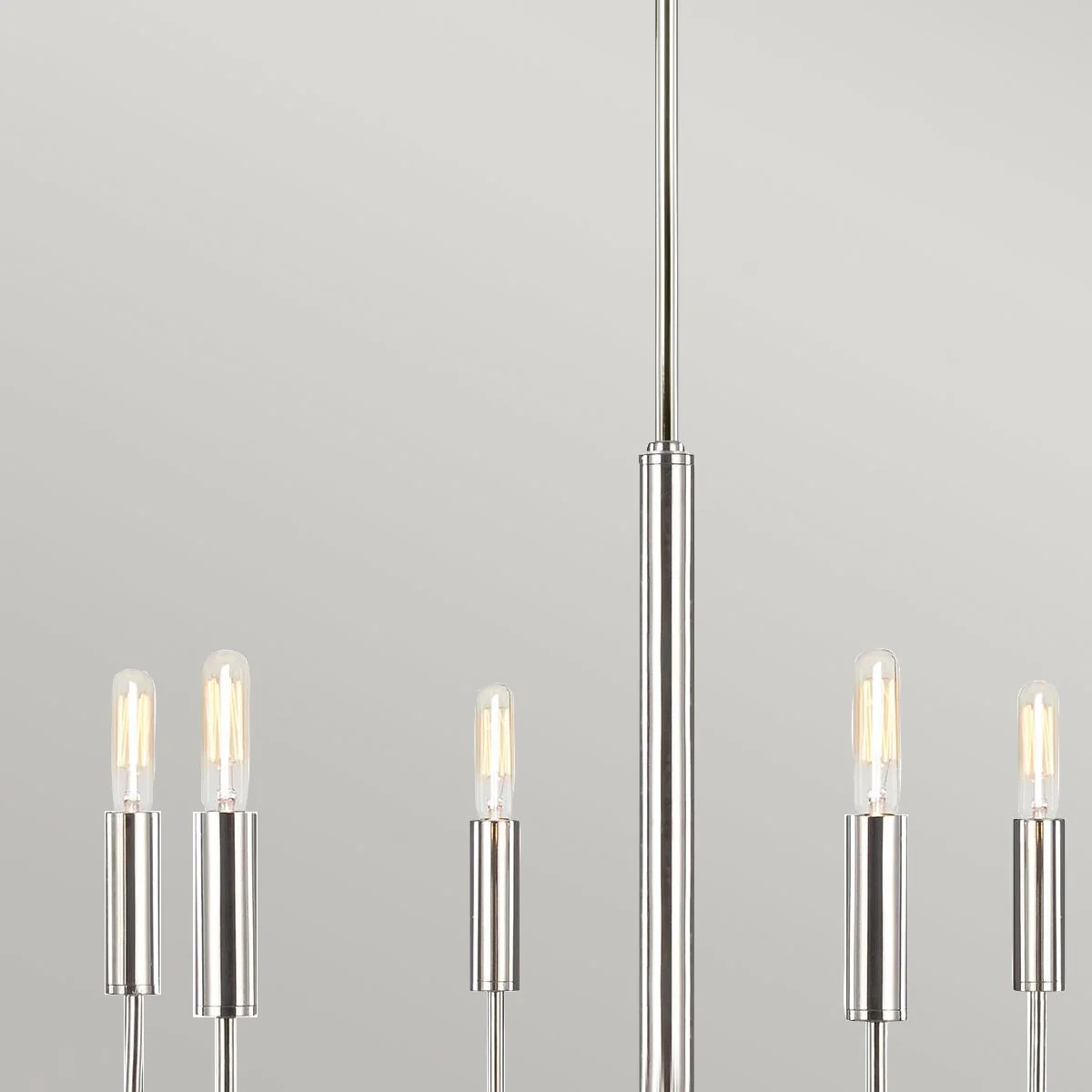 Kronleuchter Brianna, 6 l, poliertes Nickel - Image 3