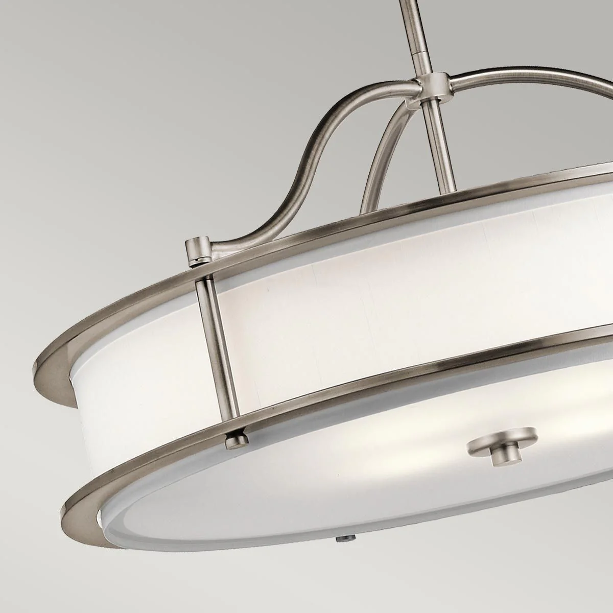 Kronleuchter Emory, 4 Lichter, halbbündig, klassisches Zinn - Image 2