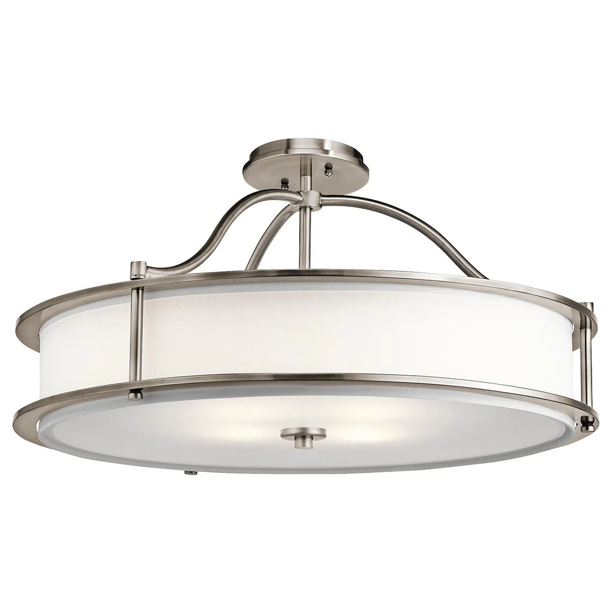 Kronleuchter Emory, 4 Lichter, halbbündig, klassisches Zinn - Image 5