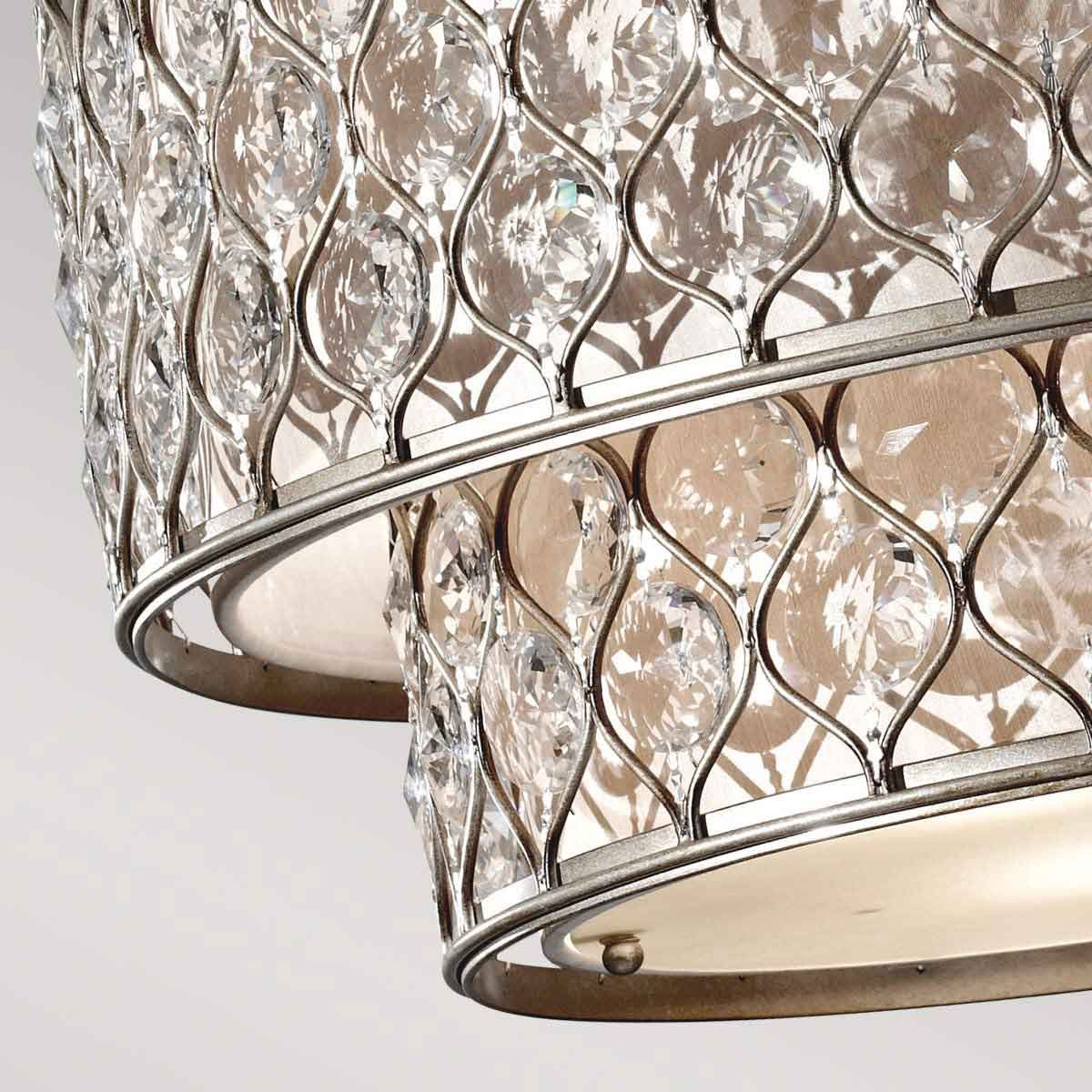 Kronleuchter Lucia mit 6 Lichtern, brüniertes Silber - Image 3
