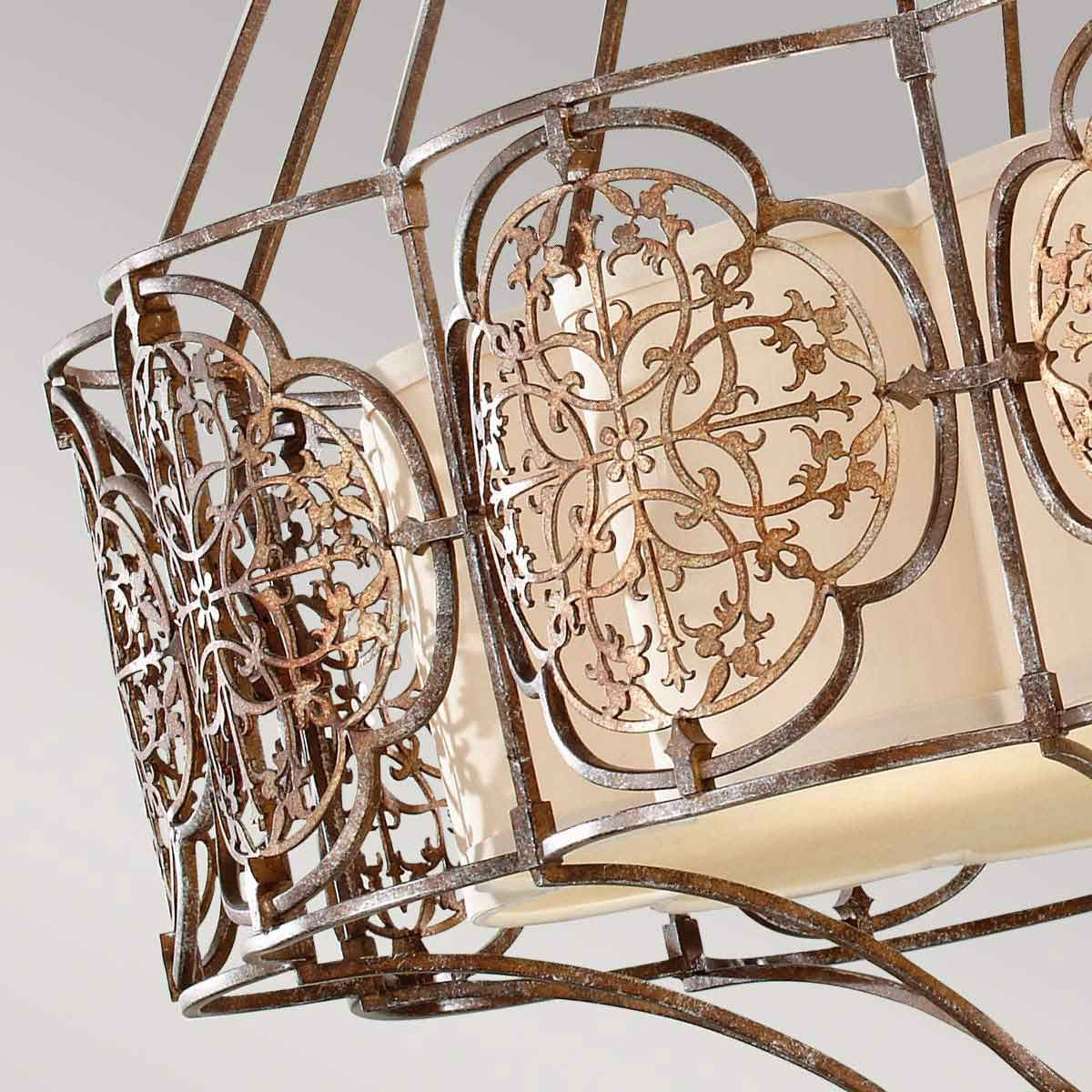 Kronleuchter Marcella mit 4 Lichtern – Britische Bronze/Oxidierte Bronze - Image 2
