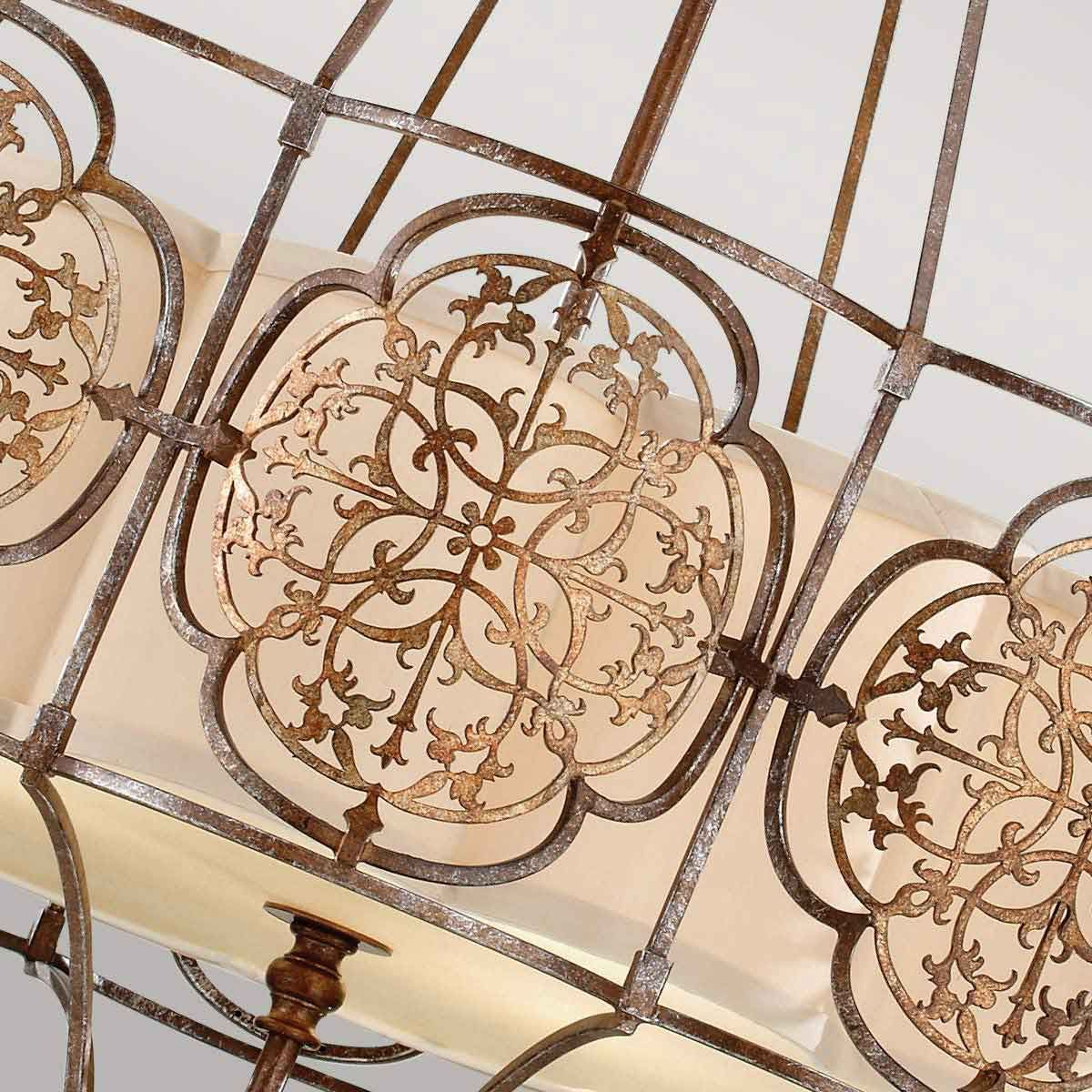 Kronleuchter Marcella mit 4 Lichtern – Britische Bronze/Oxidierte Bronze - Image 4