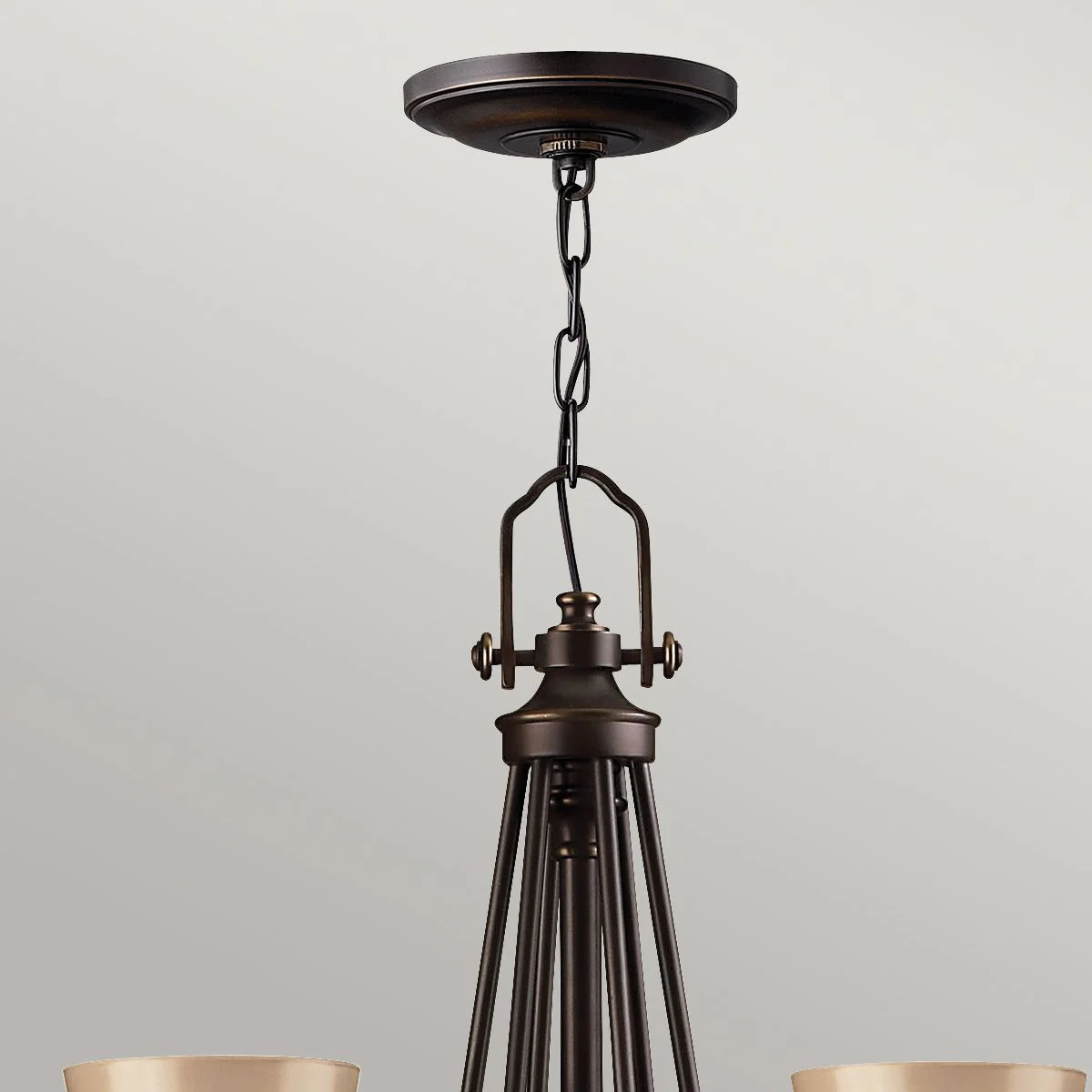 Kronleuchter Mayflower 9-flammig - Alte Bronze - Image 3