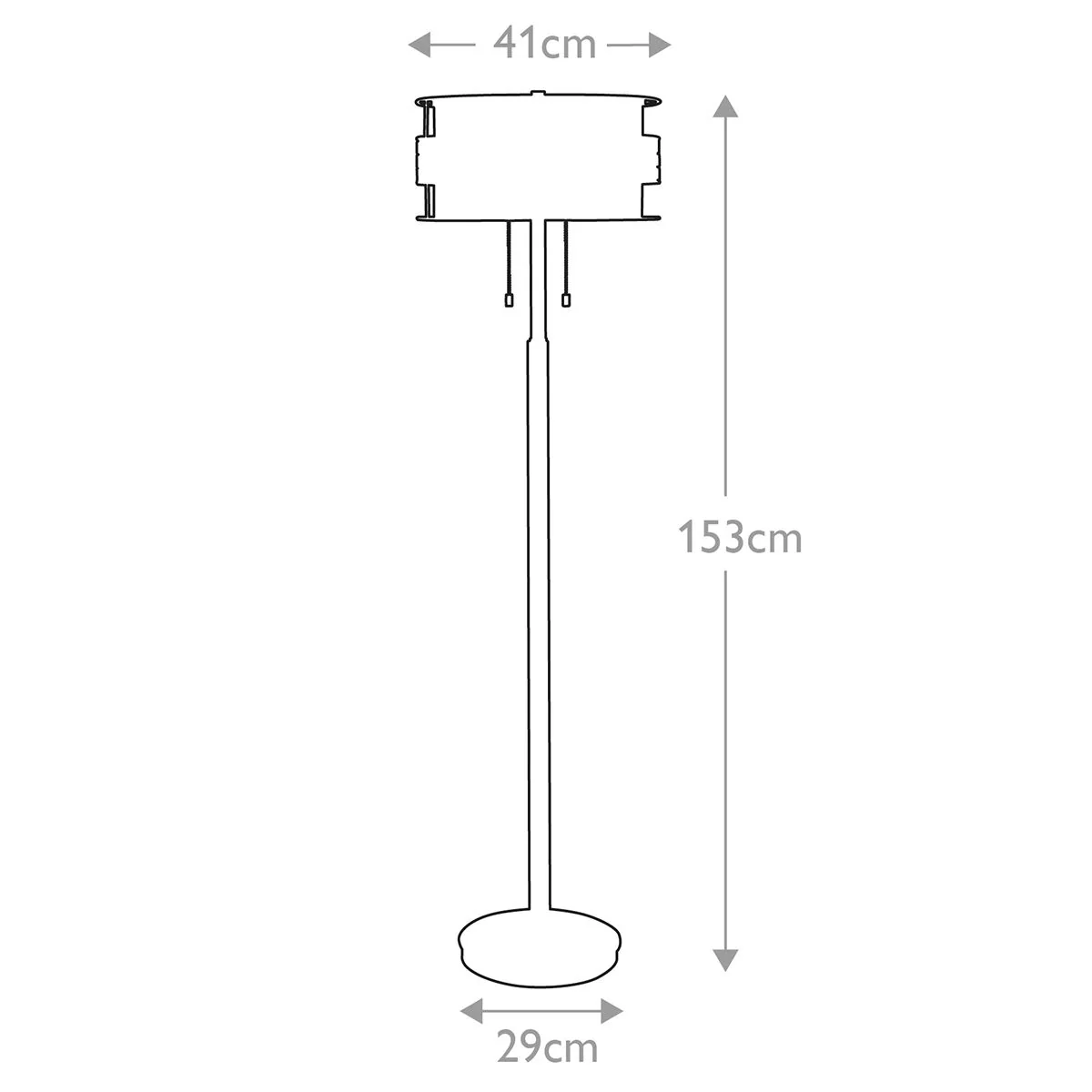 Laguna 2-flammige Stehlampe - Renaissance-Kupfer - Image 4