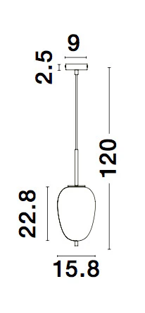 LATO Pendelleuchte  1580 mm dimmbar - Image 7