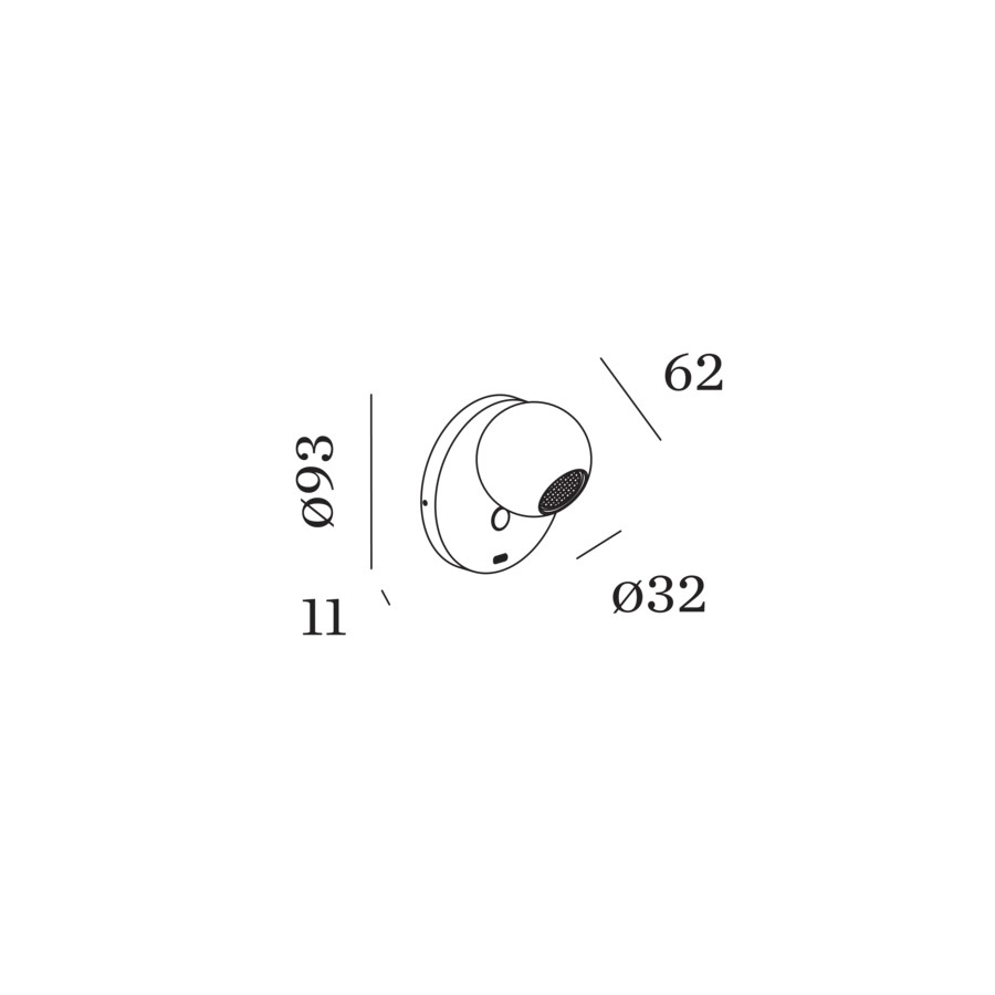 LECA snooze 1.0 Wandeinbaustrahler - Image 3