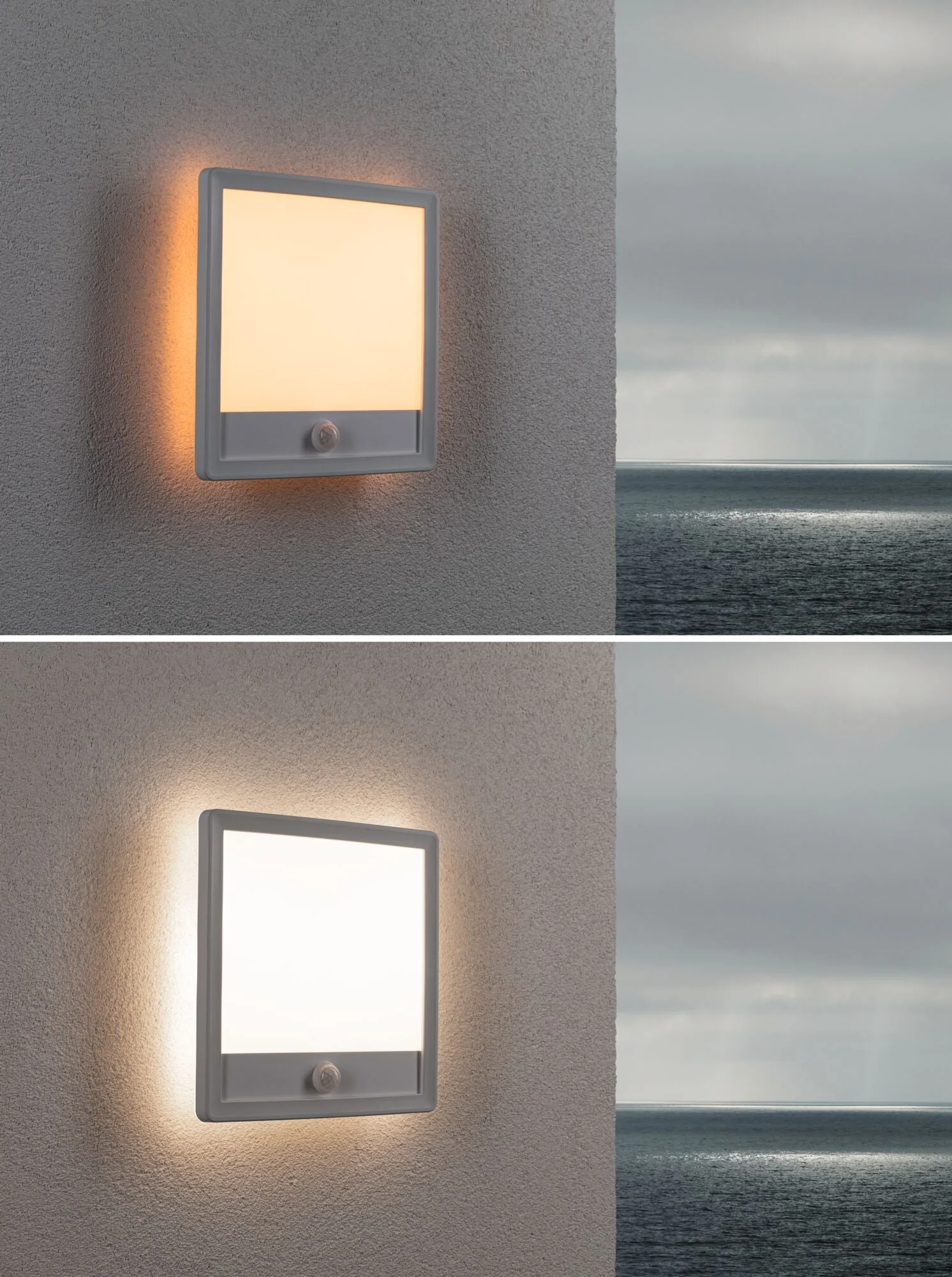 LED Außenpanel Lamina Backlight Bewegungsmelder insektenfreundlich IP44 eckig 250x47mm Tunable Warm 14W 920lm 230V Weiß Kunststoff - Image 3
