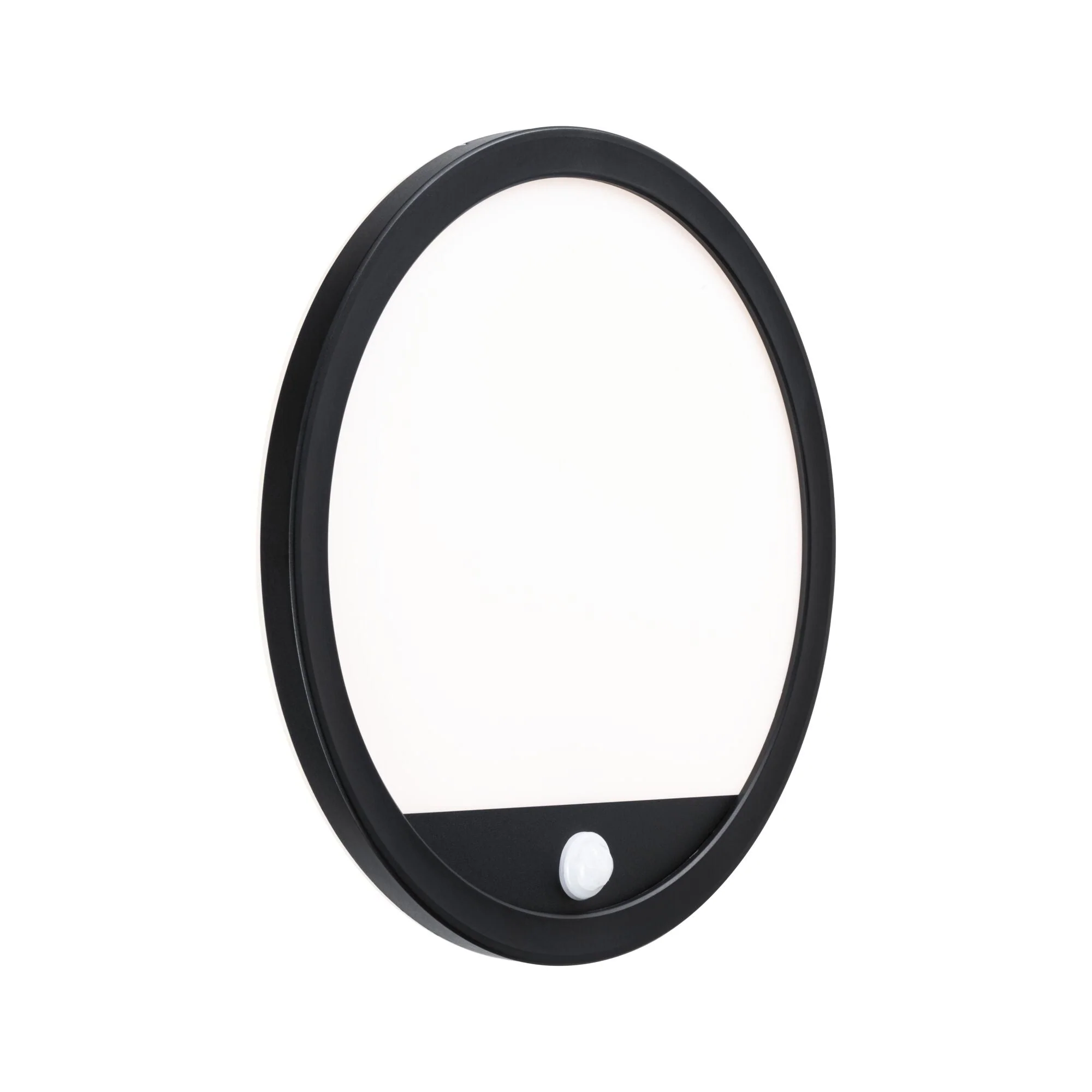 LED Außenpanel Lamina Backlight Bewegungsmelder insektenfreundlich IP44 rund 280mm Tunable Warm 14W 1150lm 230V Schwarz Kunststoff - Image 7
