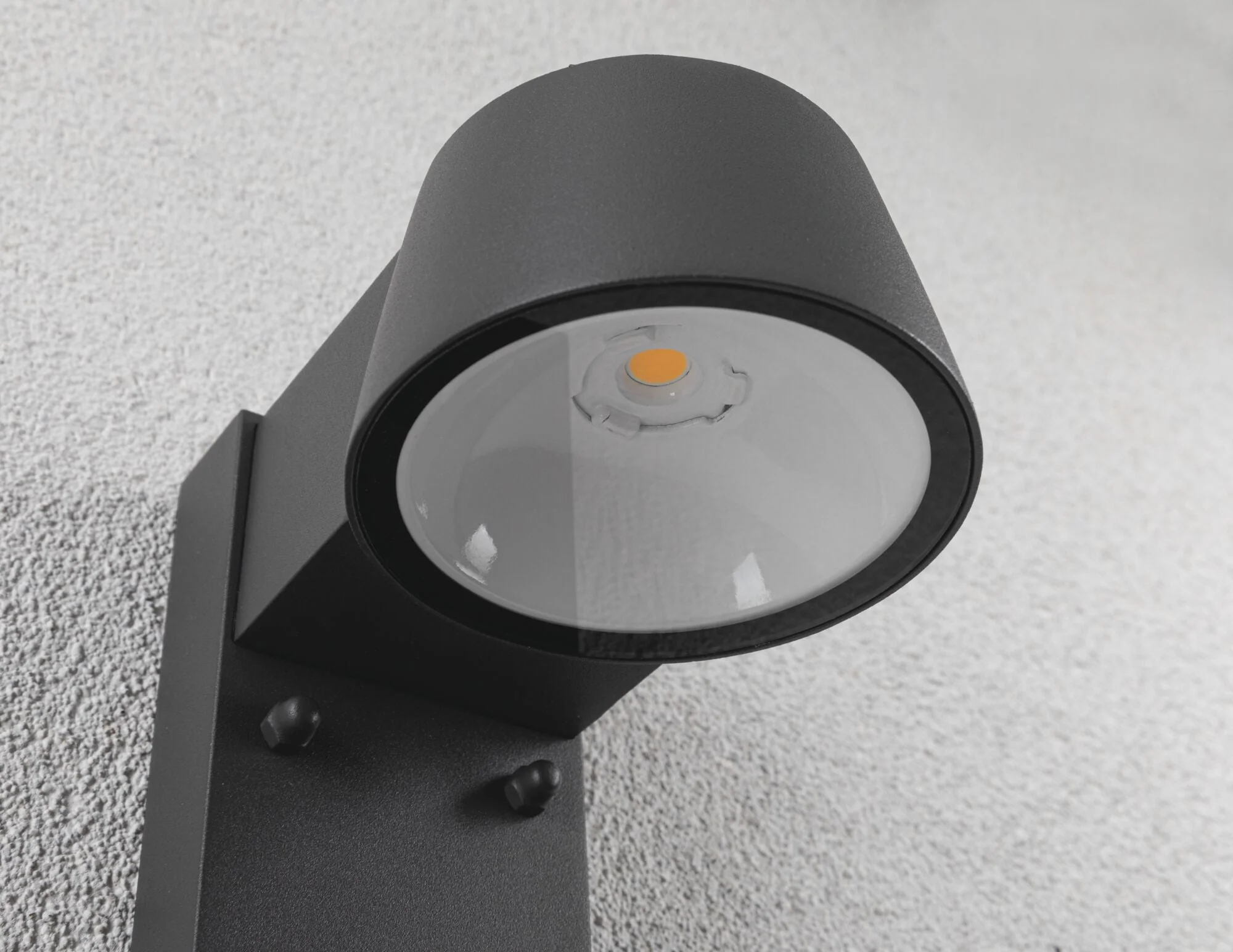 LED Außenwandleuchte Capera Bewegungsmelder insektenfreundlich IP44 96x153mm Tunable Warm 6W 450lm 230V 98° Anthrazit Aluminium - Image 5