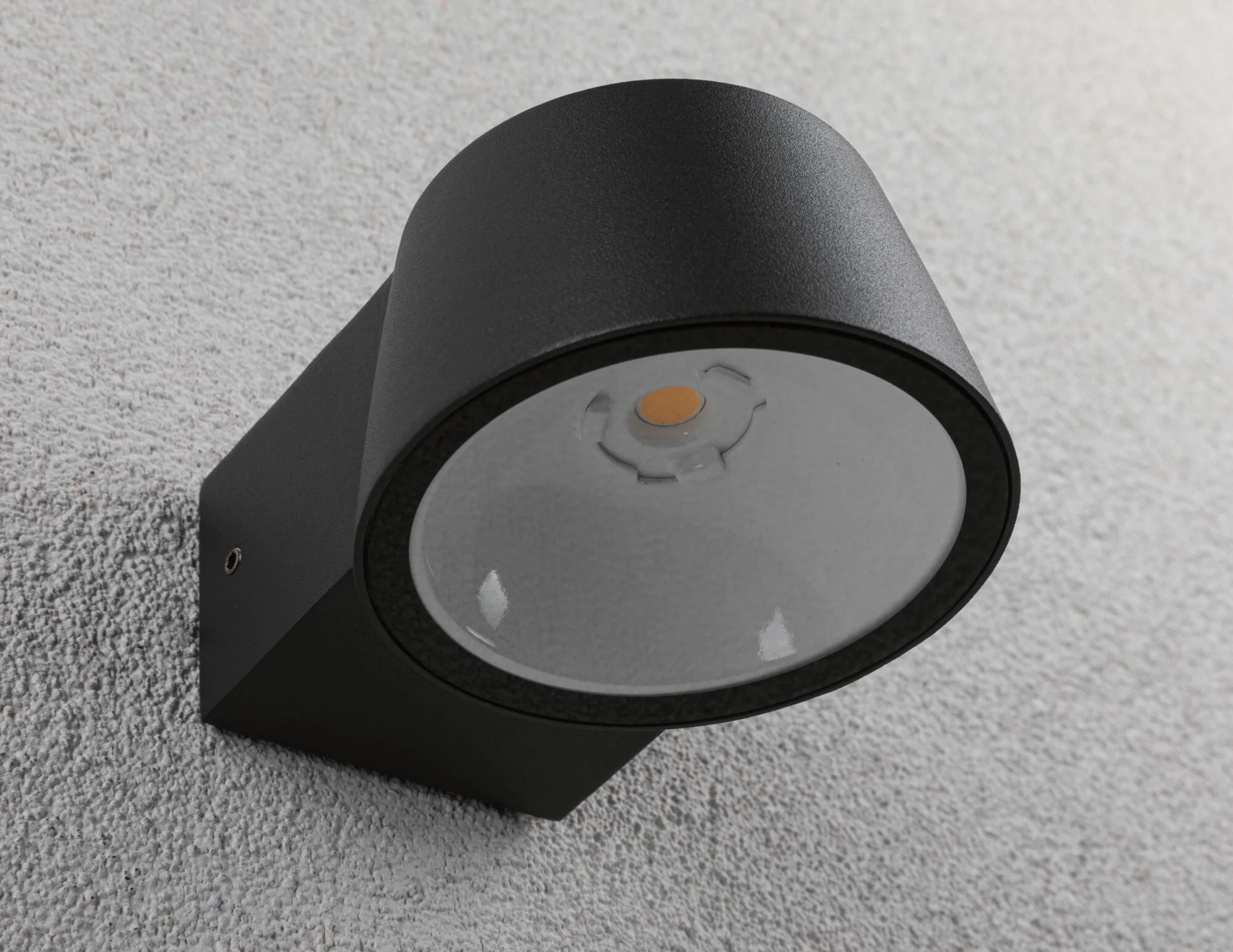 LED Außenwandleuchte Capera IP44 96x128mm 3000K 6W 500lm 230V Anthrazit Aluminium - Image 4