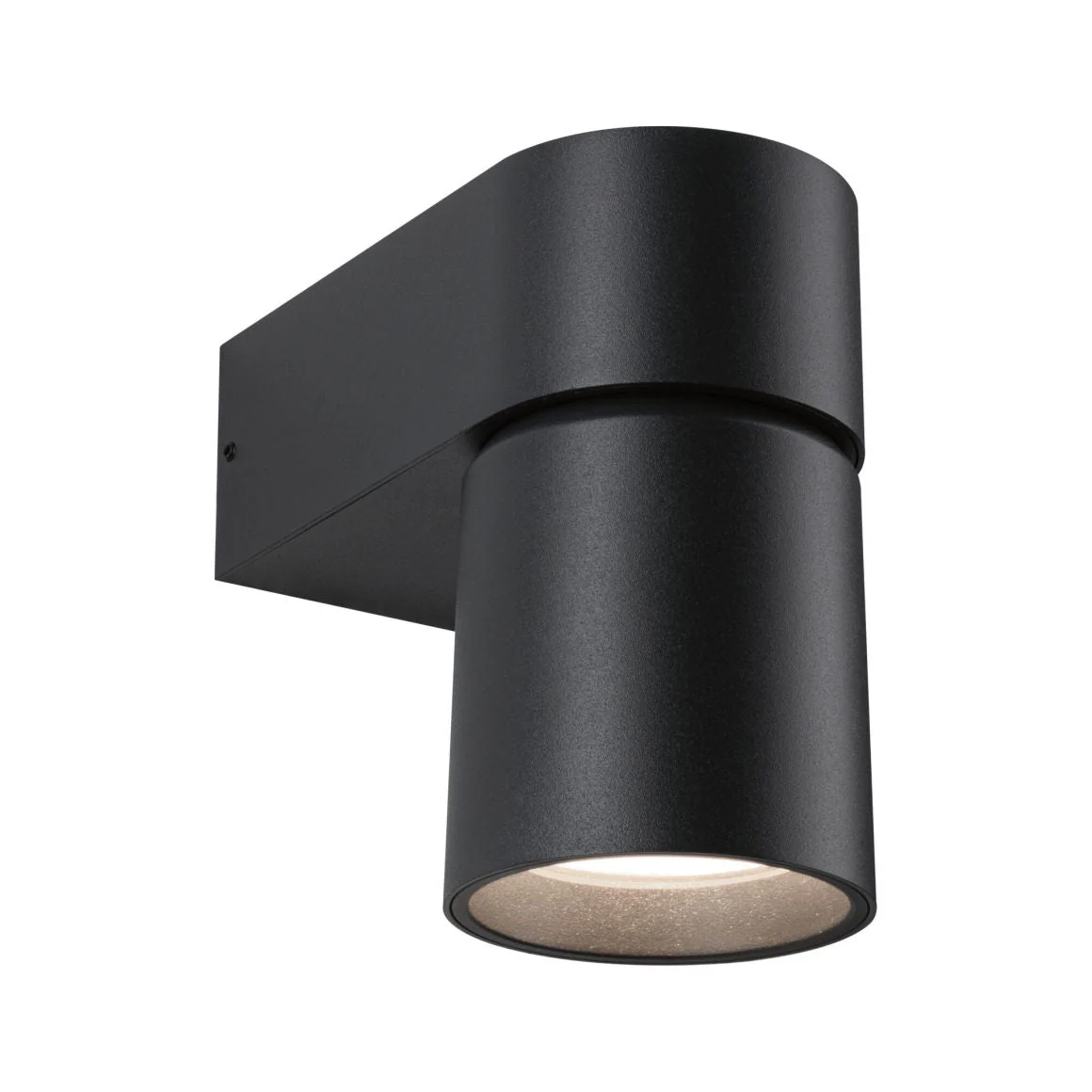 LED Außenwandleuchte Kimu IP44 zylindrisch 80mm 3000K 8W 500lm 230V 70° Anthrazit Aluminium