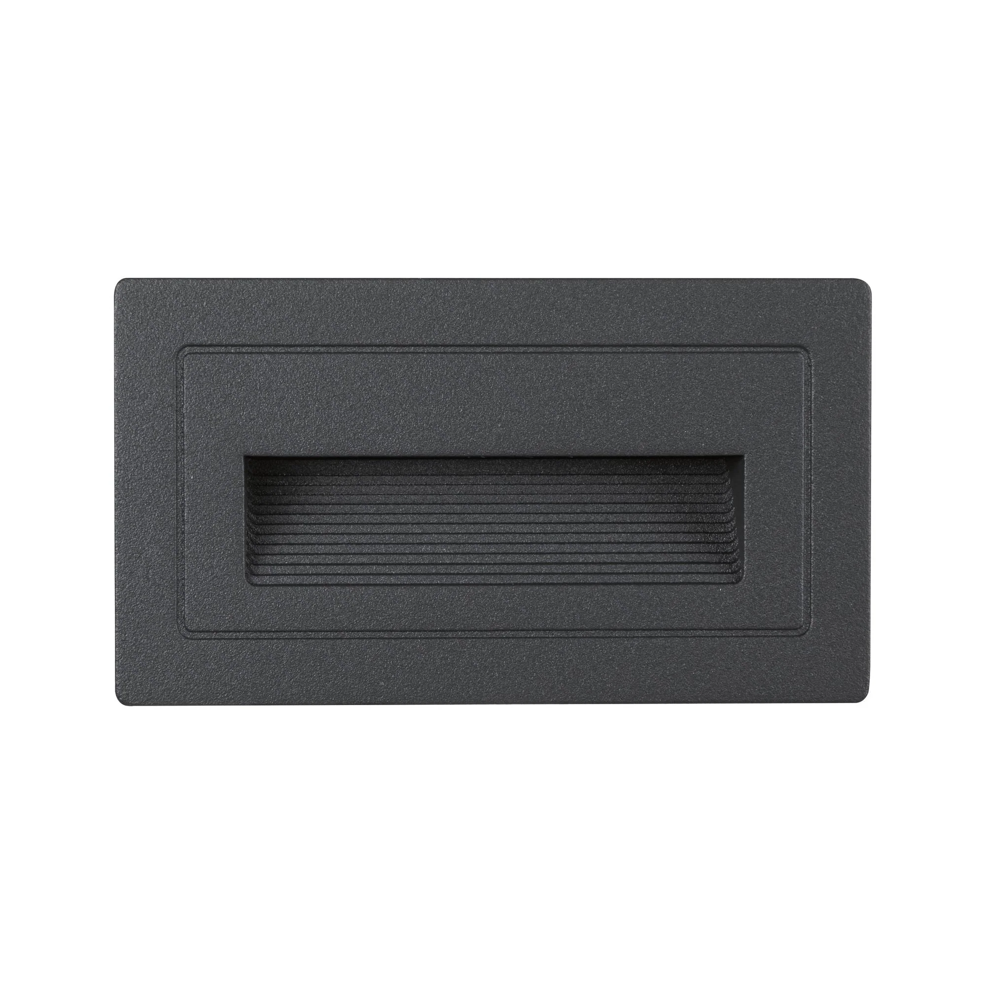 LED Außenwandleuchte Long IP44 eckig 103x58mm 3000K 4W 30lm 230V Schwarz Aluminium - Image 6