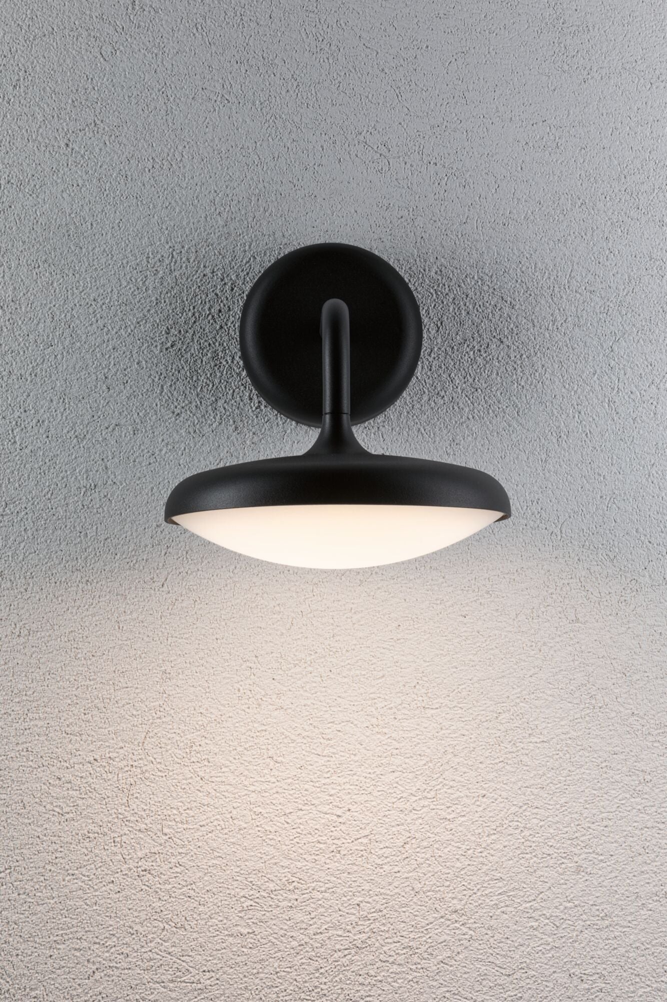 LED Außenwandleuchte Nostro IP44 rund 180x250mm 3000K 10W 900lm 230V Anthrazit Aluminium - Image 5