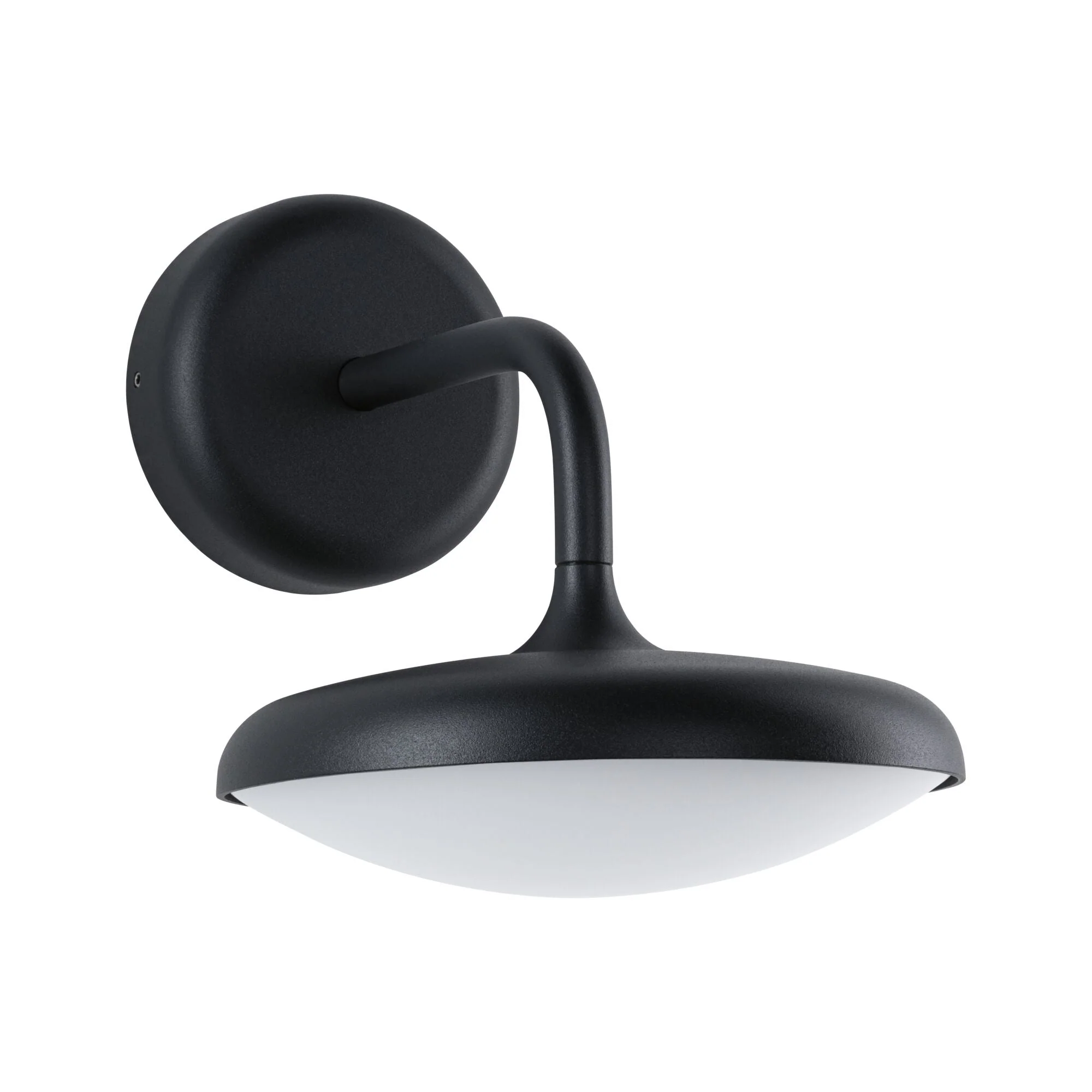 LED Außenwandleuchte Nostro IP44 rund 180x250mm 3000K 10W 900lm 230V Anthrazit Aluminium - Image 6