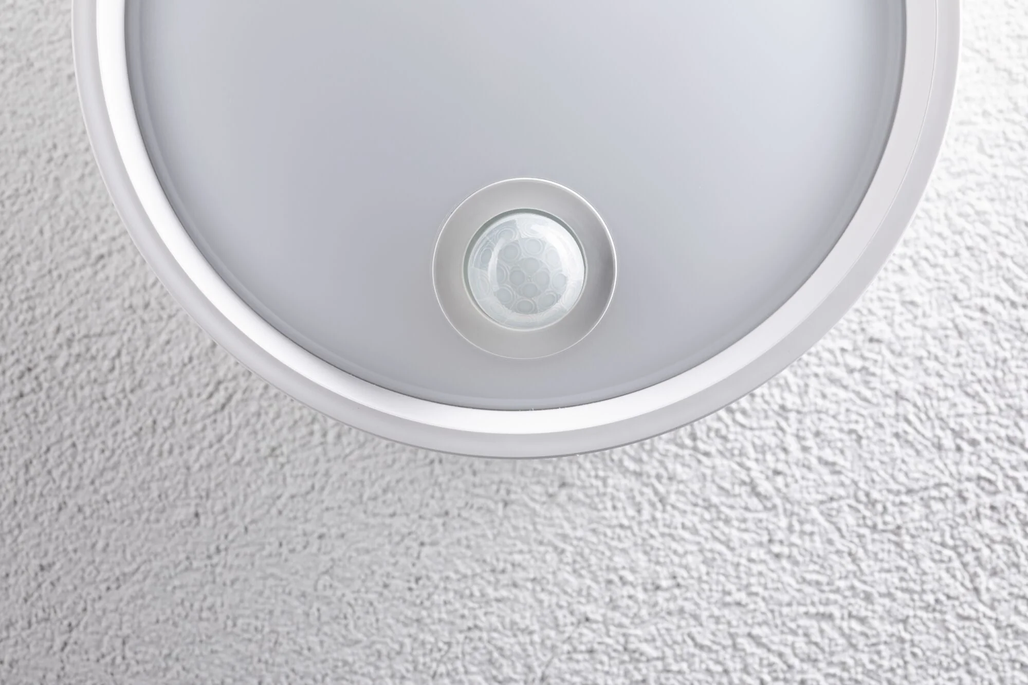 LED Außenwandleuchte Platomo Bewegungsmelder seewasserresistent IP44 rund 180mm 3000K 14,5W 1200lm 230V Weiß Kunststoff - Image 5