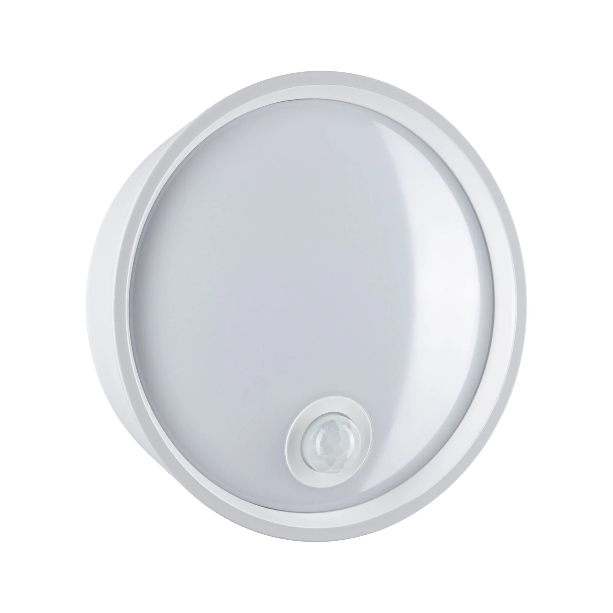 LED Außenwandleuchte Platomo Bewegungsmelder seewasserresistent IP44 rund 180mm 3000K 14,5W 1200lm 230V Weiß Kunststoff - Image 7