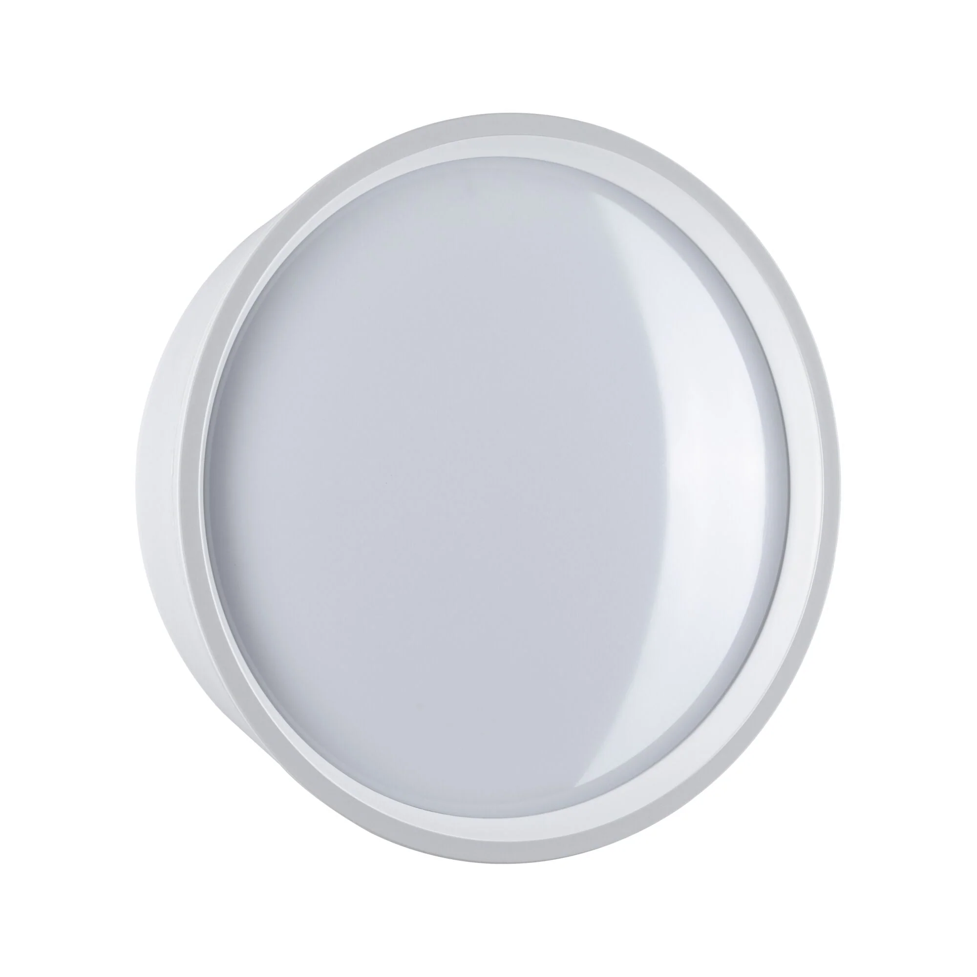 LED Außenwandleuchte Platomo  seewasserresistent IP44 rund 180mm 3000K 14,5W 1200lm 230V Weiß Kunststoff - Image 5