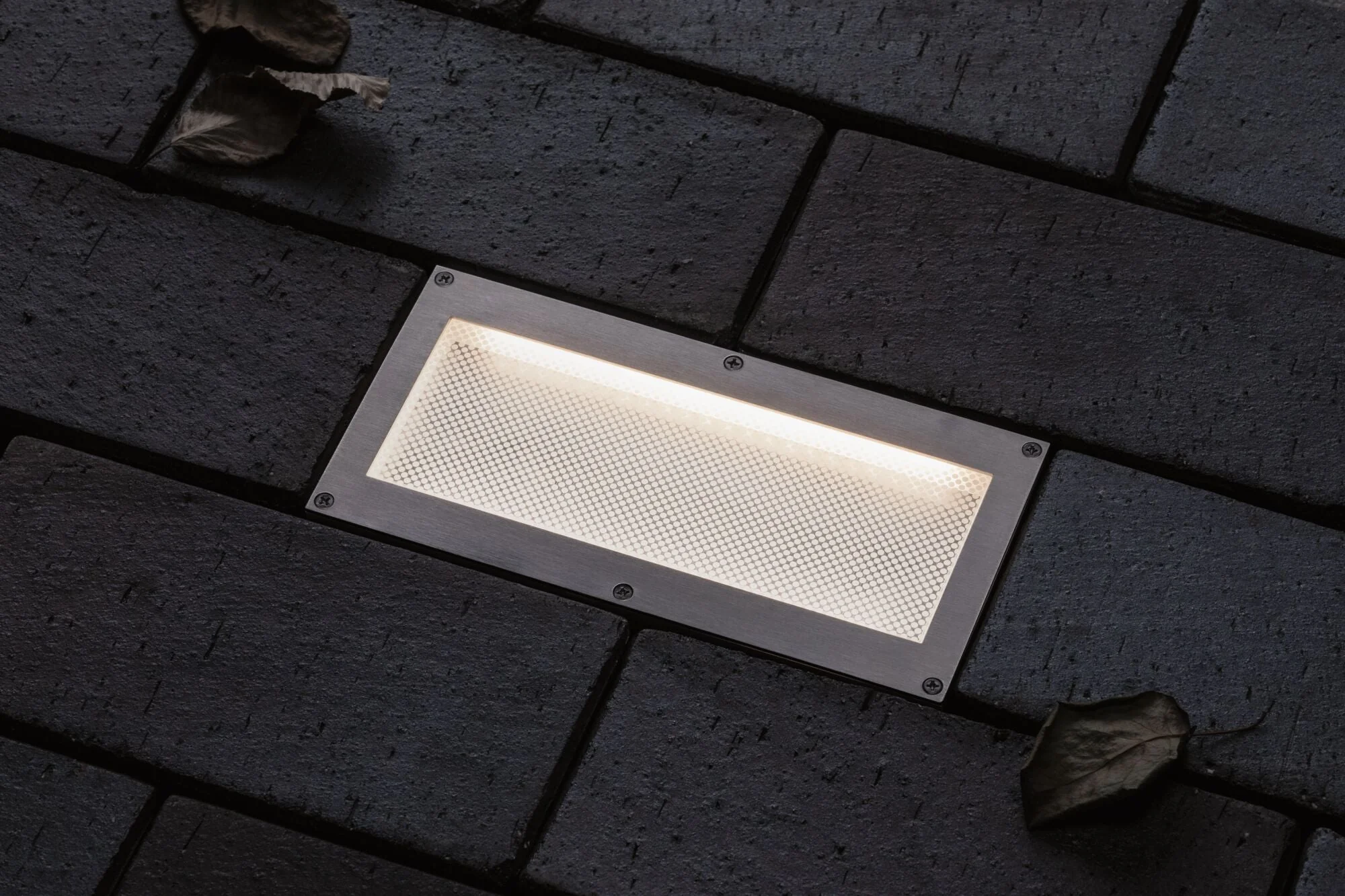 LED Bodeneinbauleuchte Brick Bewegungsmelder IP67 200x100mm 3000K 1,6W 50lm 230V Alu/Grau Metall/Edelstahl - Image 4