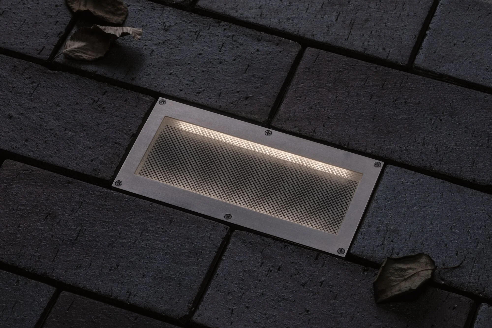 LED Bodeneinbauleuchte Brick Bewegungsmelder IP67 200x100mm 3000K 1,6W 50lm 230V Alu/Grau Metall/Edelstahl - Image 5
