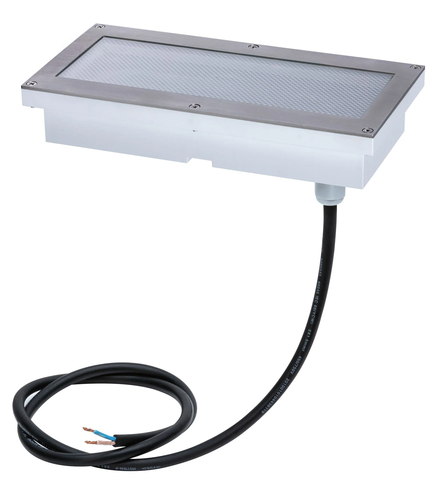 LED Bodeneinbauleuchte Brick Bewegungsmelder IP67 200x100mm 3000K 1,6W 50lm 230V Alu/Grau Metall/Edelstahl - Image 8