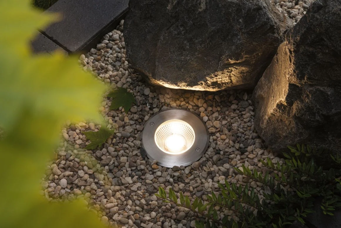 LED Bodeneinbauleuchte Vanea seewasserresistent  IP67 rund 100mm 3000K 3,5W 160lm 230V Alu Aluminium - Image 3