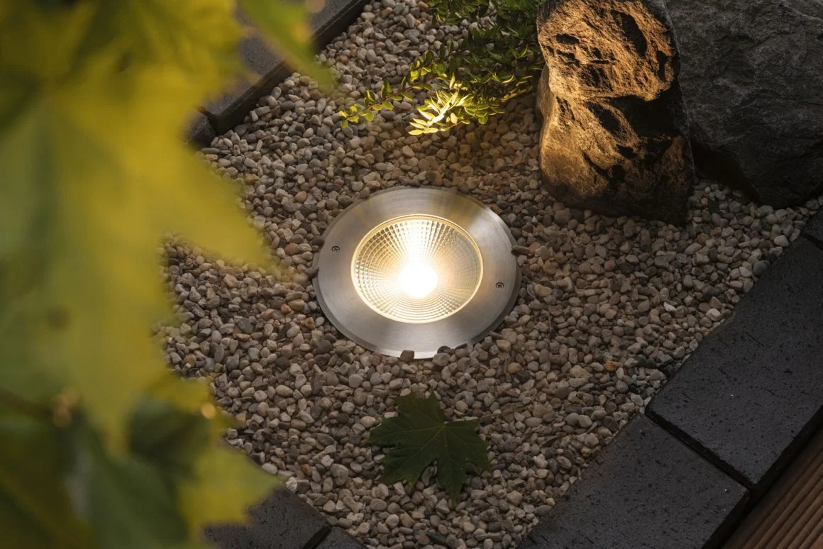 LED Bodeneinbauleuchte Vanea seewasserresistent IP67 rund 160mm 3000K 15,5W 800lm 230V Alu Aluminium - Image 3