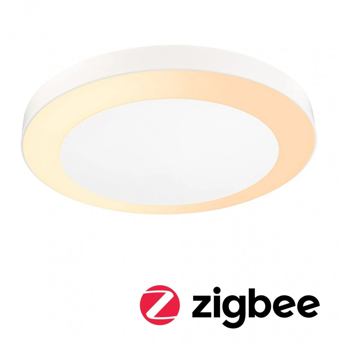 LED Deckenleuchte Circula Dämmerungssensor insektenfreundlich  IP44 rund 320mm Tunable Warm 14W 880lm 230V Weiß Kunststoff Deckenaufbauleuchte