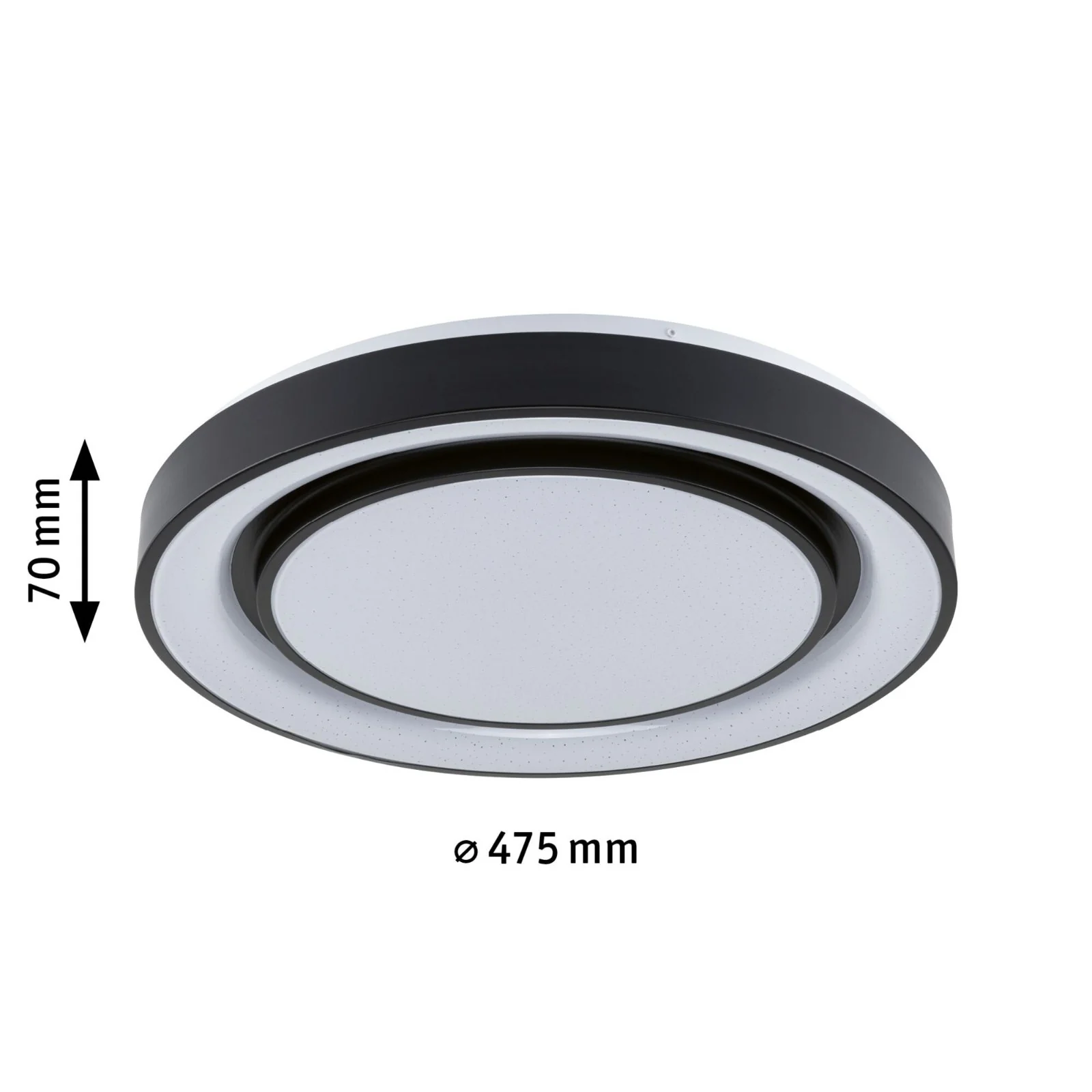 LED Deckenleuchte Rainbow mit Regenbogeneffekt  Ø 475mm Deckenlampe - Image 3