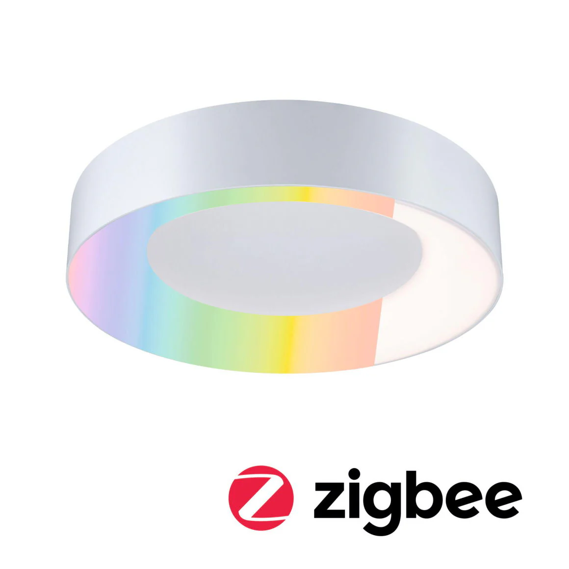 LED Deckenleuchte Smart Home Zigbee 3.0 Casca  IP44 RGBW+ 1750lm 230V 20W dimmbar Weiß matt