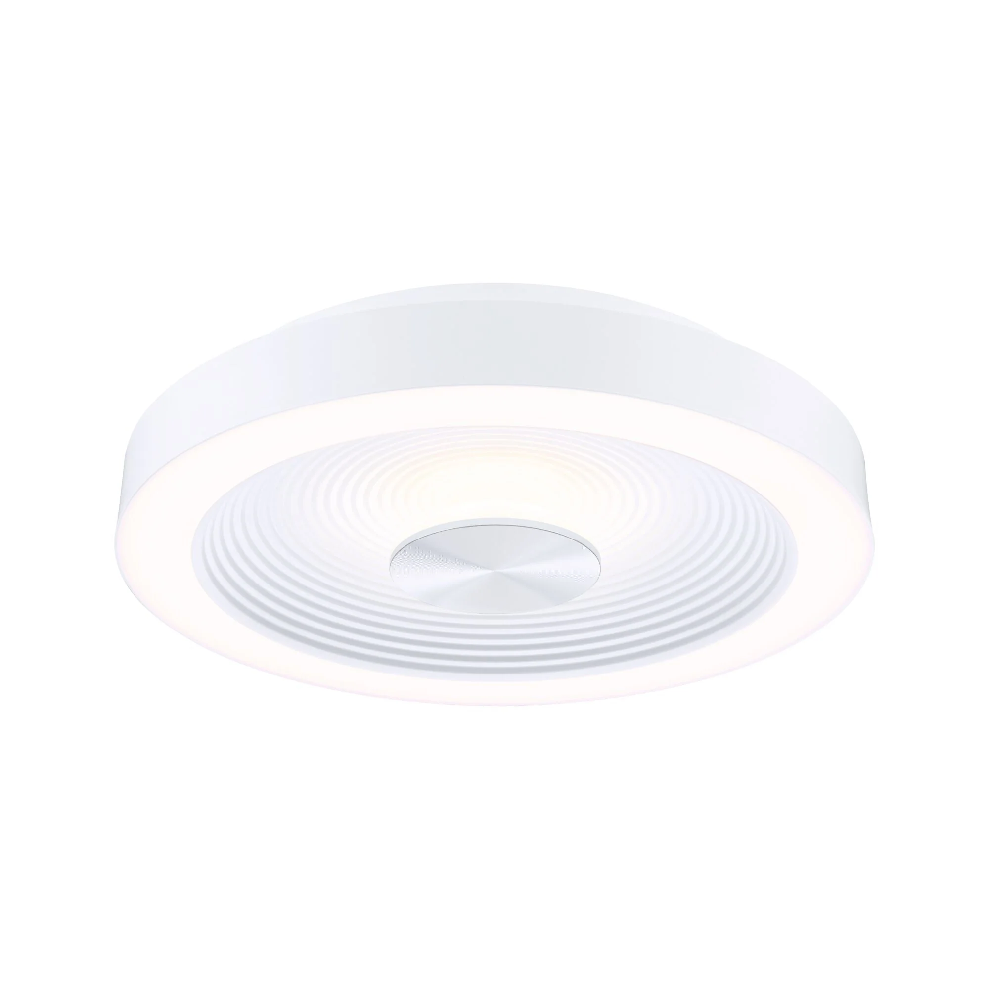 LED Deckenleuchte Volea IP44 3000K 470lm / 1650lm 230V 3,5 / 1x13W dimmbar Weiß/Silber