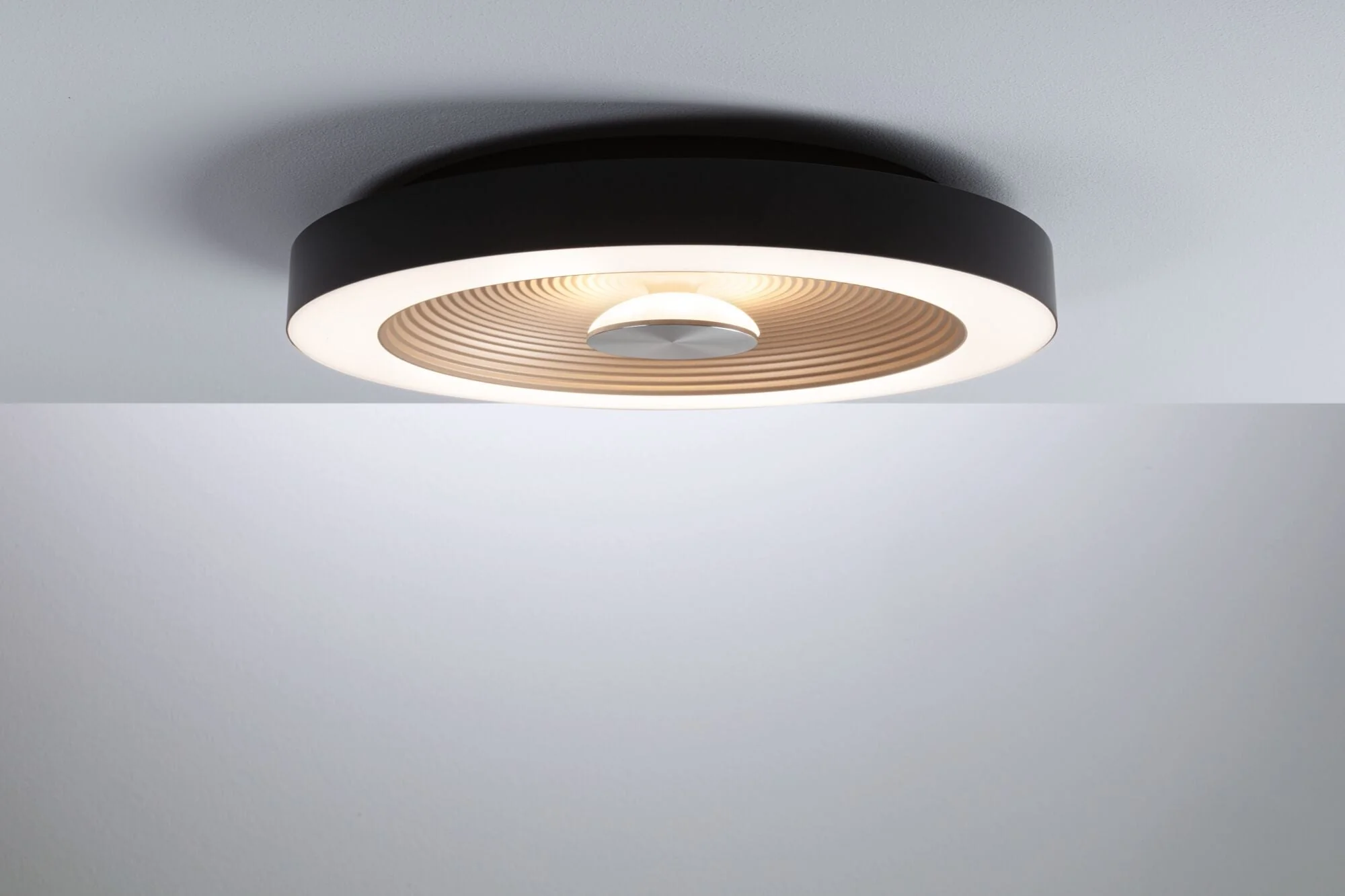 LED Deckenleuchte Volea IP44 3000K 500lm / 2400lm 230V 4 / 1x18,5W dimmbar Schwarz/Gold - Image 4