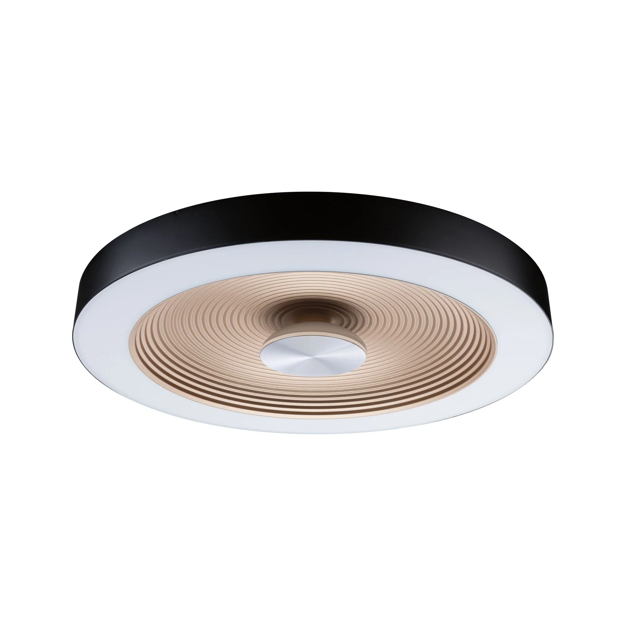LED Deckenleuchte Volea IP44 3000K 500lm / 2400lm 230V 4 / 1x18,5W dimmbar Schwarz/Gold - Image 7