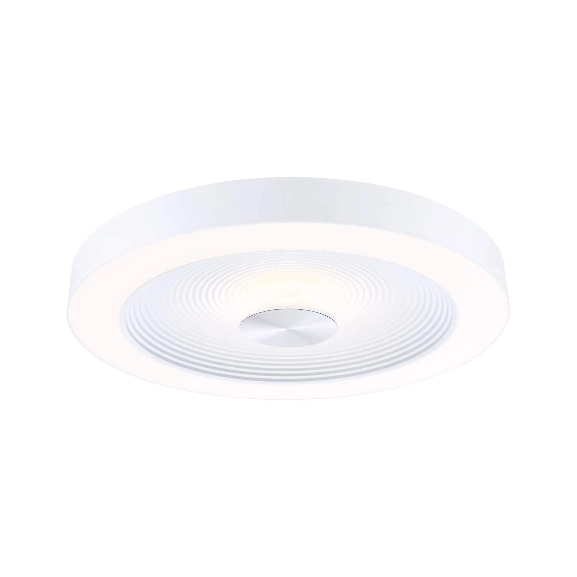 LED Deckenleuchte Volea IP44 3000K 500lm / 2400lm 230V 4 / 1x18,5W dimmbar Weiß/Silber