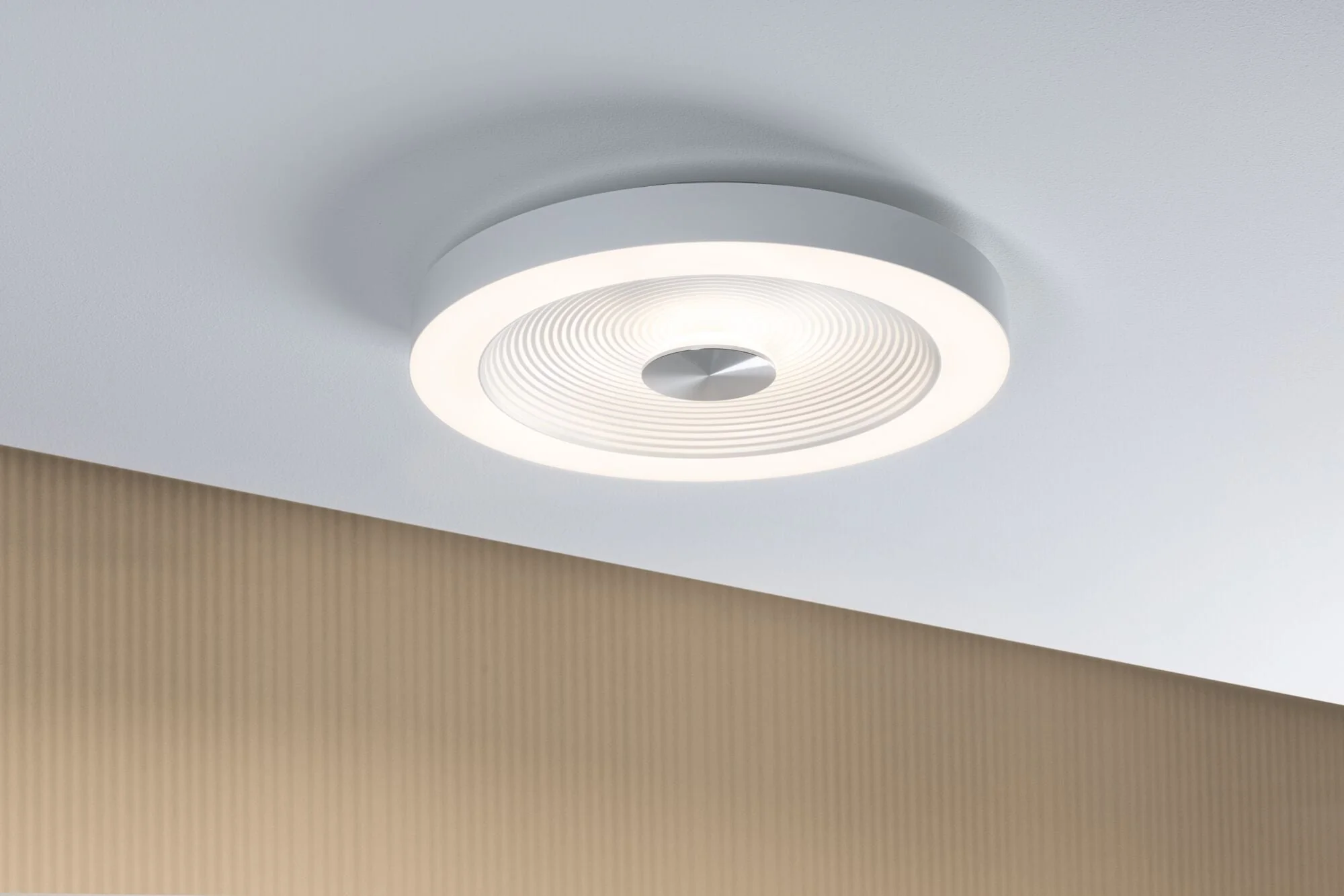 LED Deckenleuchte Volea IP44 3000K 500lm / 2400lm 230V 4 / 1x18,5W dimmbar Weiß/Silber - Image 3