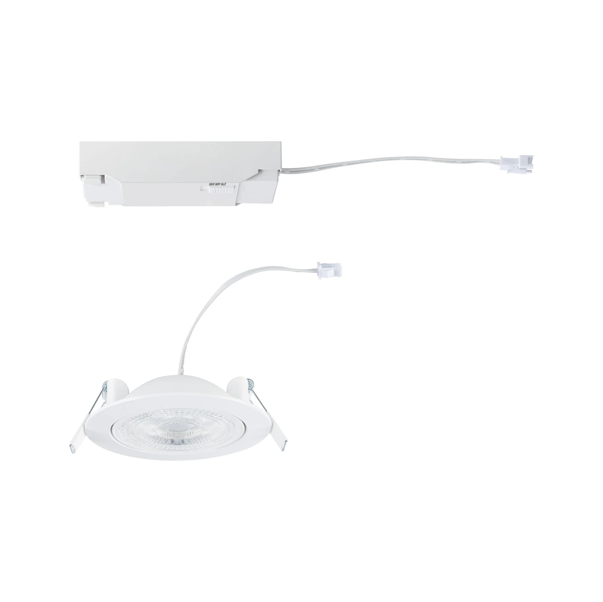 LED Einbauleuchte Aumus  Einzelspot rund 105mm 90° 5W 700lm 230V dimmbar 2700 - 6500K Weiß - Image 8