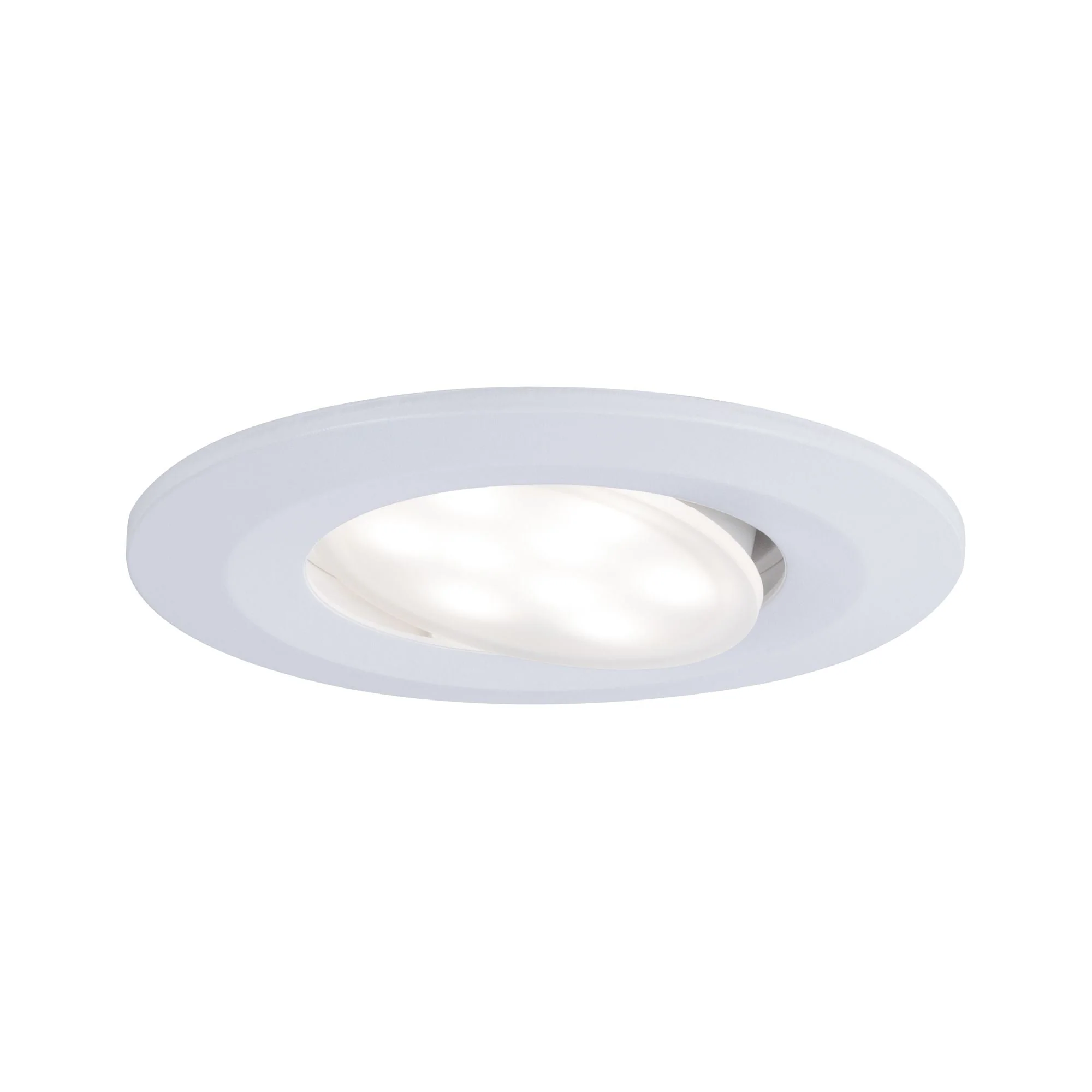 LED Einbauleuchte Calla  schwenkbar IP65 rund 90mm 30° 5W 400lm 230V White Switch Weiß matt - Image 2