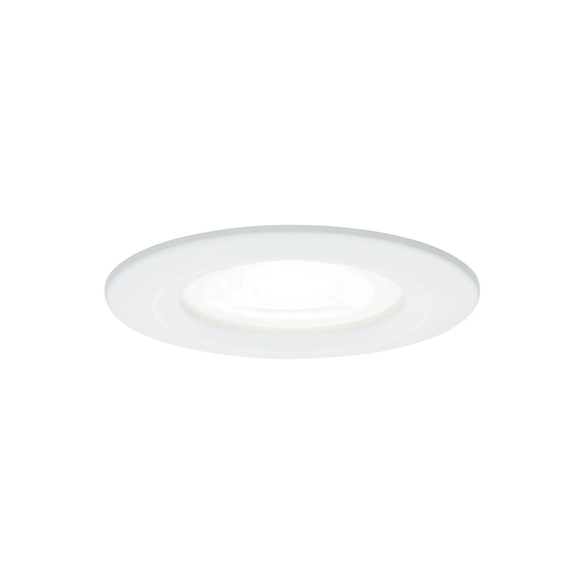 LED Einbauleuchte Nova Basisset starr IP44 rund 78mm GU10 3x6,5W 3x470lm 230V 4000K Weiß matt - Image 3