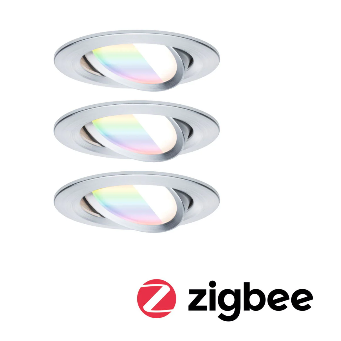 LED Einbauleuchte Nova Coin  IP23 rund 78mm Tunable White/RGBW 3x6W 3x530lm 230V Aluminium - Image 12