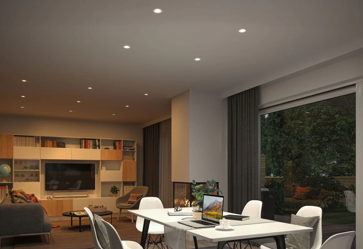 LED Einbauleuchte Nova Coin  IP23 rund 78mm Tunable White/RGBW 3x6W 3x530lm 230V Aluminium - Image 3