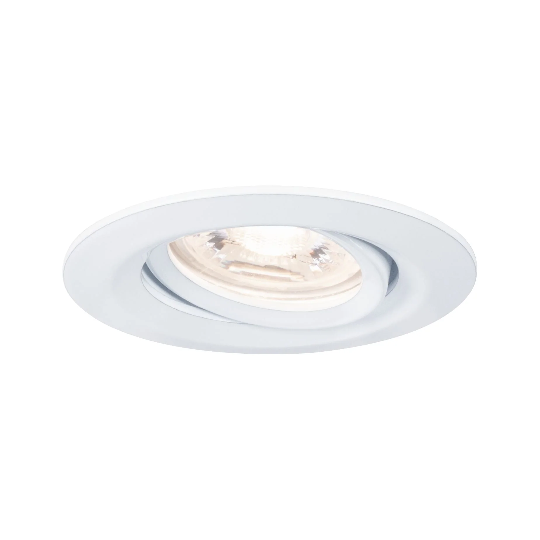 LED Einbauleuchte Nova Mini Coin Einzelleuchte schwenkbar rund 66mm 15° Coin 4W 310lm 230V 2700K Weiß matt - Image 2