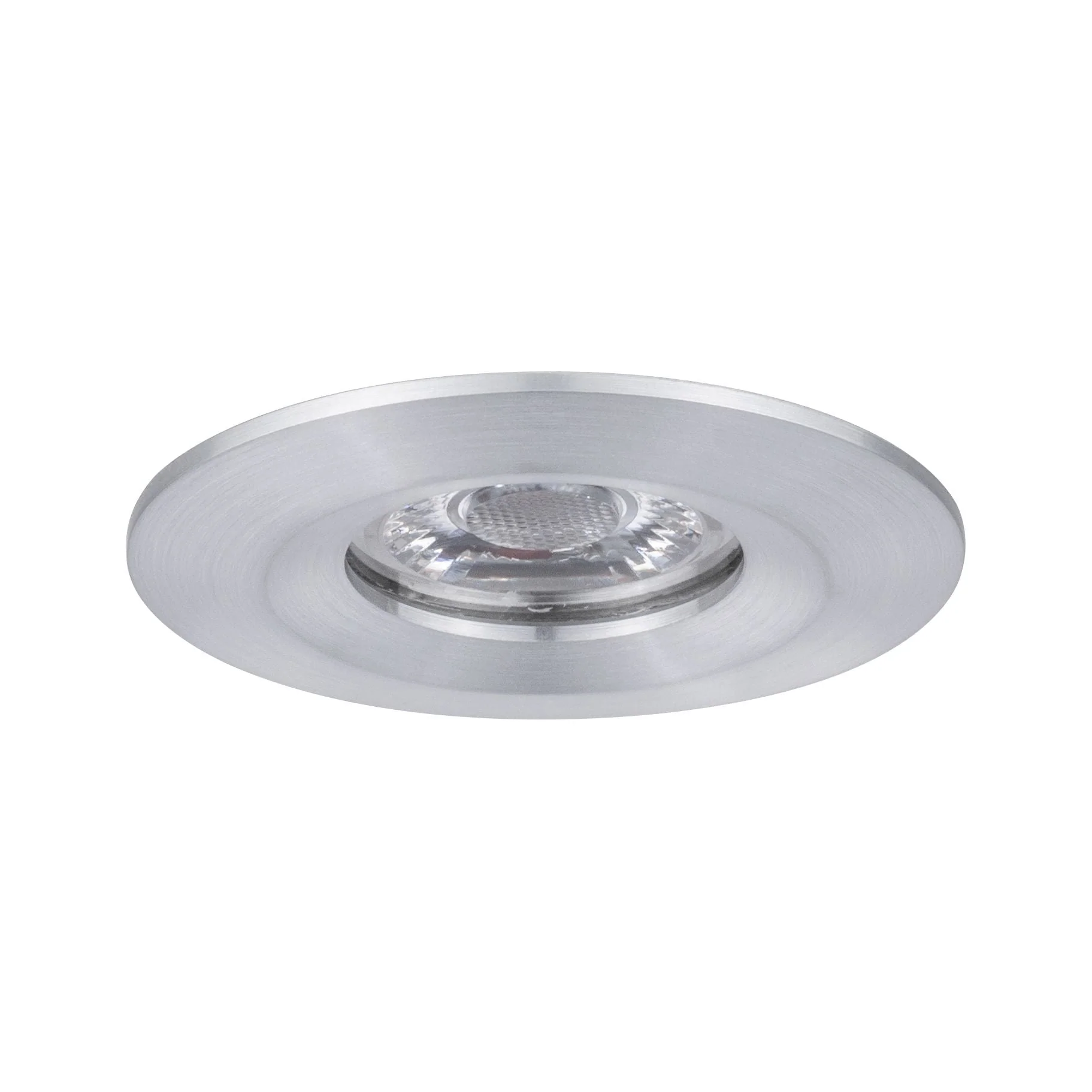 LED Einbauleuchte Nova Mini Coin Einzelleuchte starr IP44 rund 65mm Coin 4W 310lm 230V 2700K Alu gedreht - Image 3