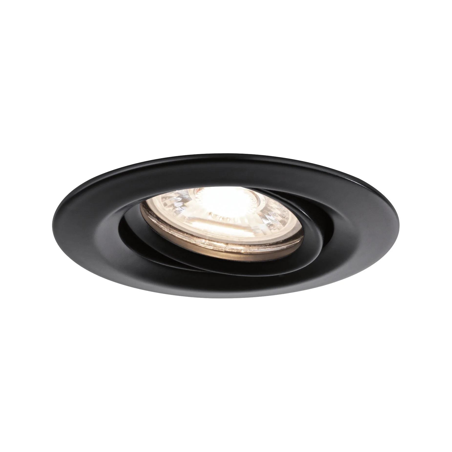LED Einbauleuchte Nova Mini Plus Coin Basisset schwenkbar rund 66mm 15° Coin 3x4W 3x310lm 230V 2700K Schwarz matt - Image 4