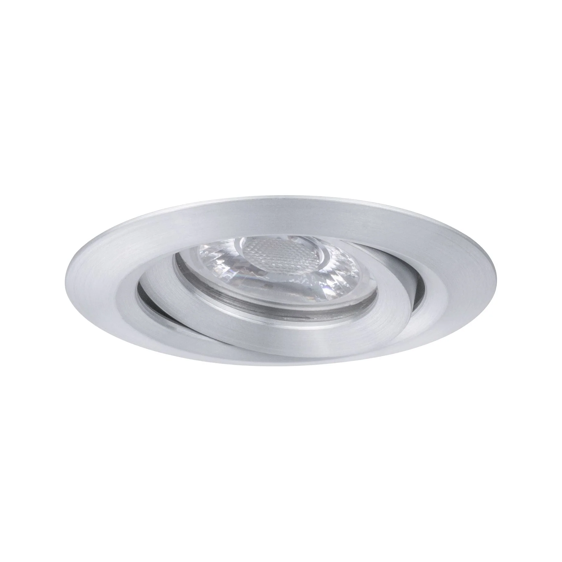 LED Einbauleuchte Nova Mini Plus Coin Einzelleuchte schwenkbar rund 66mm 15° Coin 4,2W 300lm 230V dimmbar 2700K Alu - Image 4