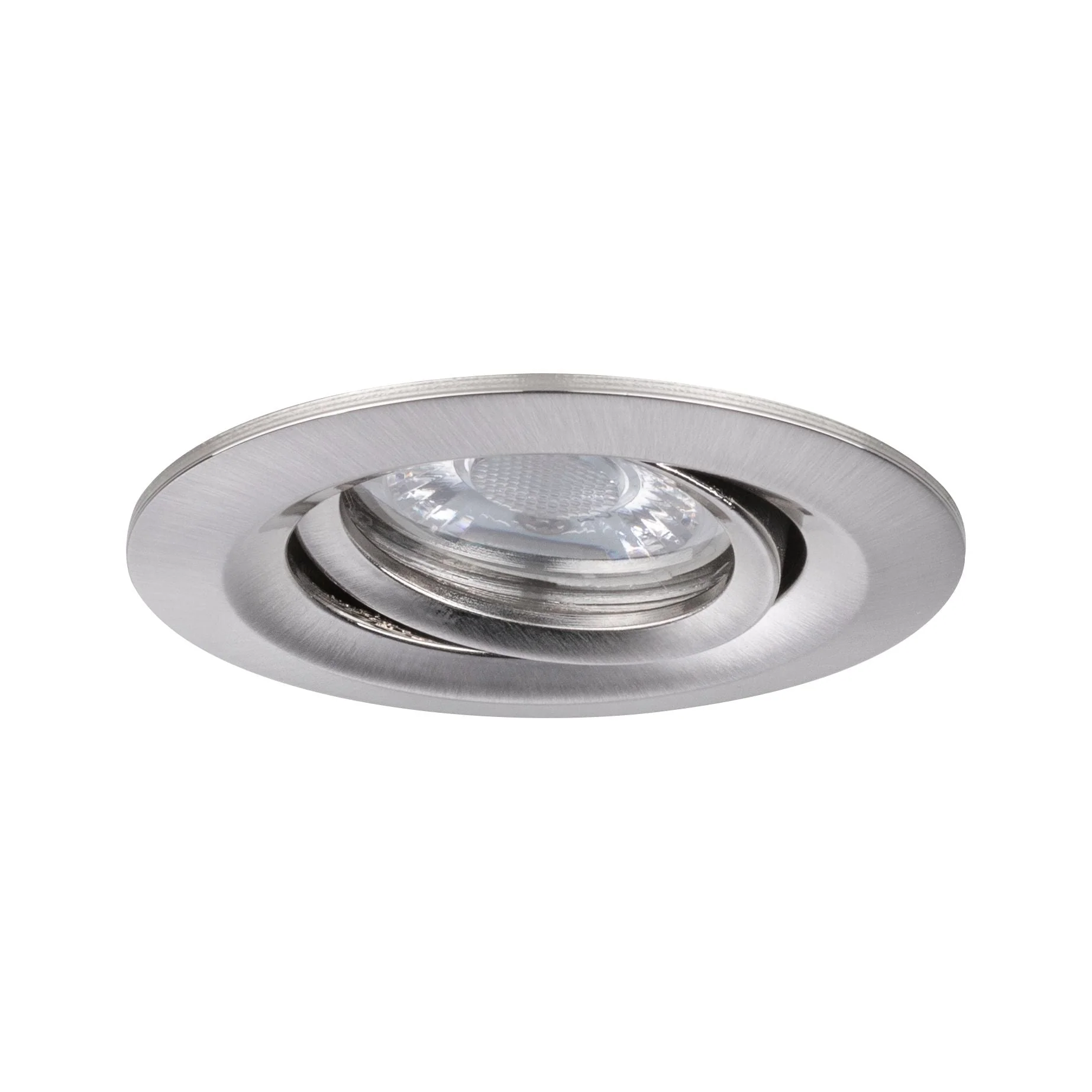 LED Einbauleuchte Nova Mini Plus Coin Einzelleuchte schwenkbar rund 66mm 15° Coin 4,2W 300lm 230V dimmbar 2700K Eisen gebürstet - Image 5