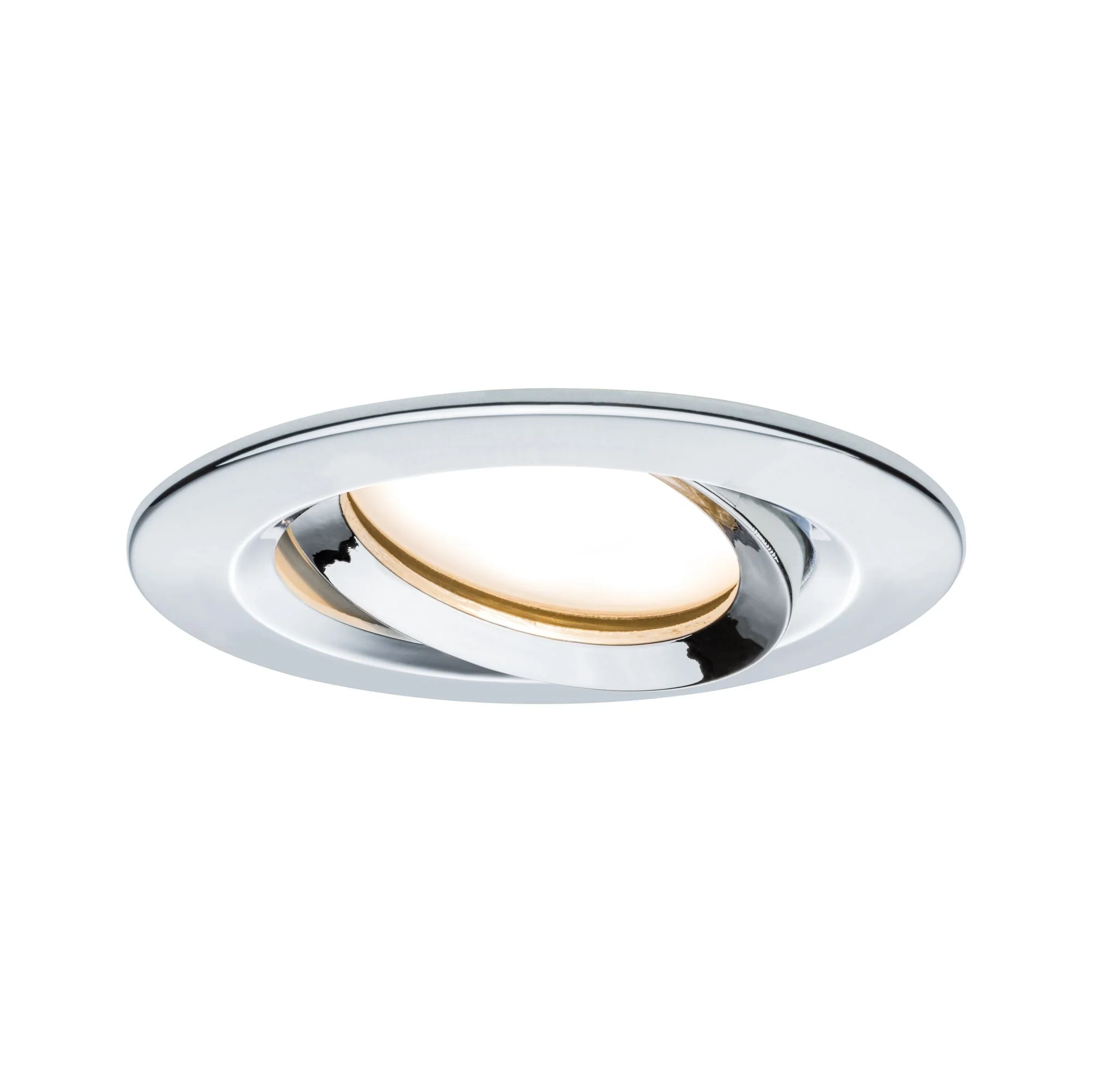 LED Einbauleuchte Nova Plus Coin Basisset schwenkbar IP65 rund 93mm 30° Coin 3x6W 3x470lm 230V dimmbar 2700K Chrom - Image 3