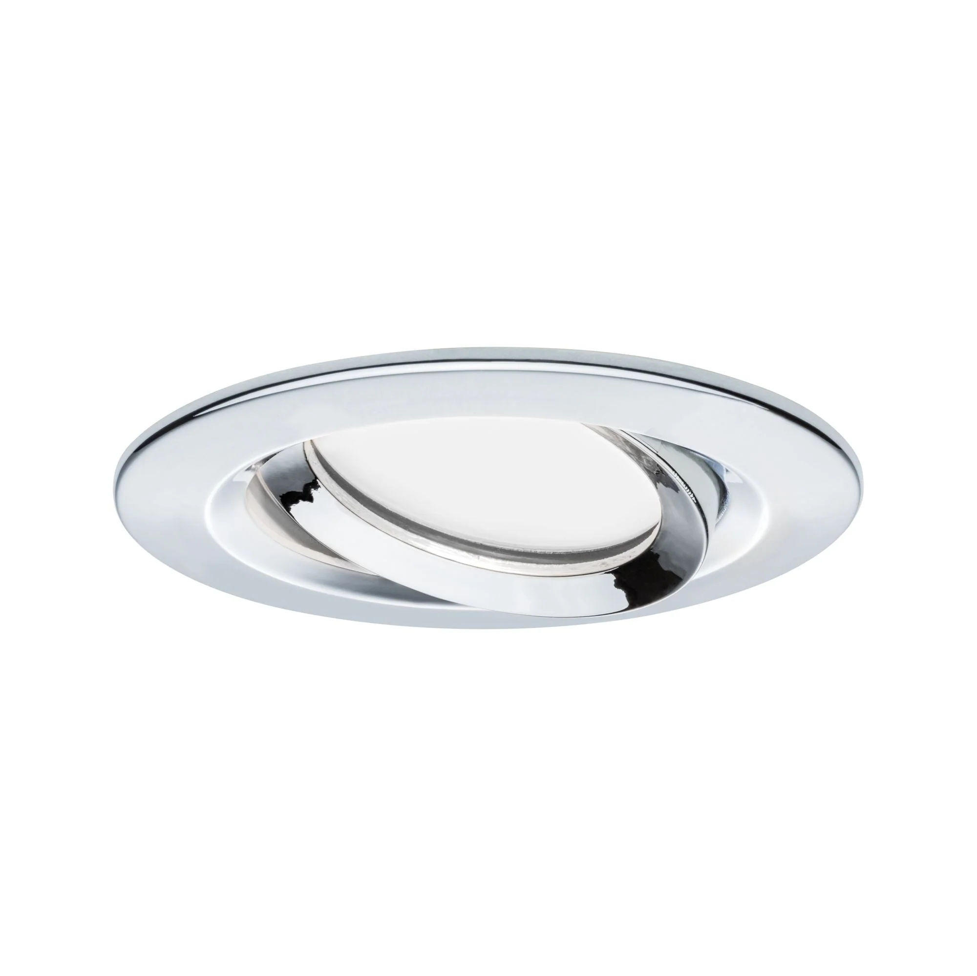LED Einbauleuchte Nova Plus Coin Basisset schwenkbar IP65 rund 93mm 30° Coin 3x6W 3x470lm 230V dimmbar 2700K Chrom - Image 4