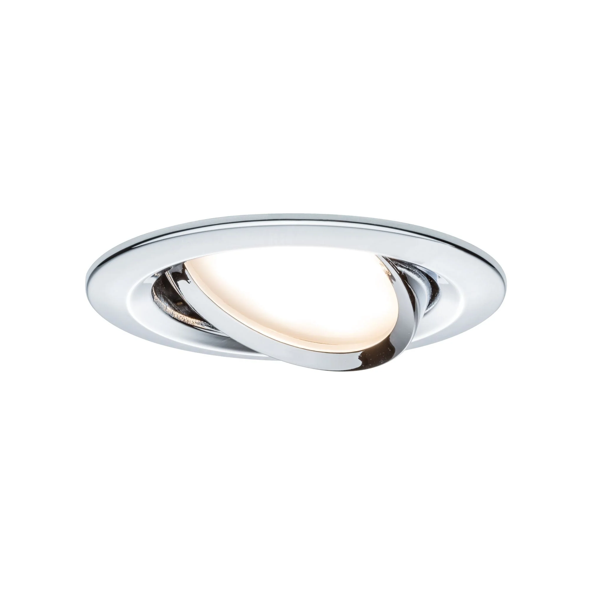 LED Einbauleuchte Nova Plus Coin Basisset schwenkbar rund 84mm 50° Coin 3x6W 3x470lm 230V dimmbar 2700K Chrom - Image 3